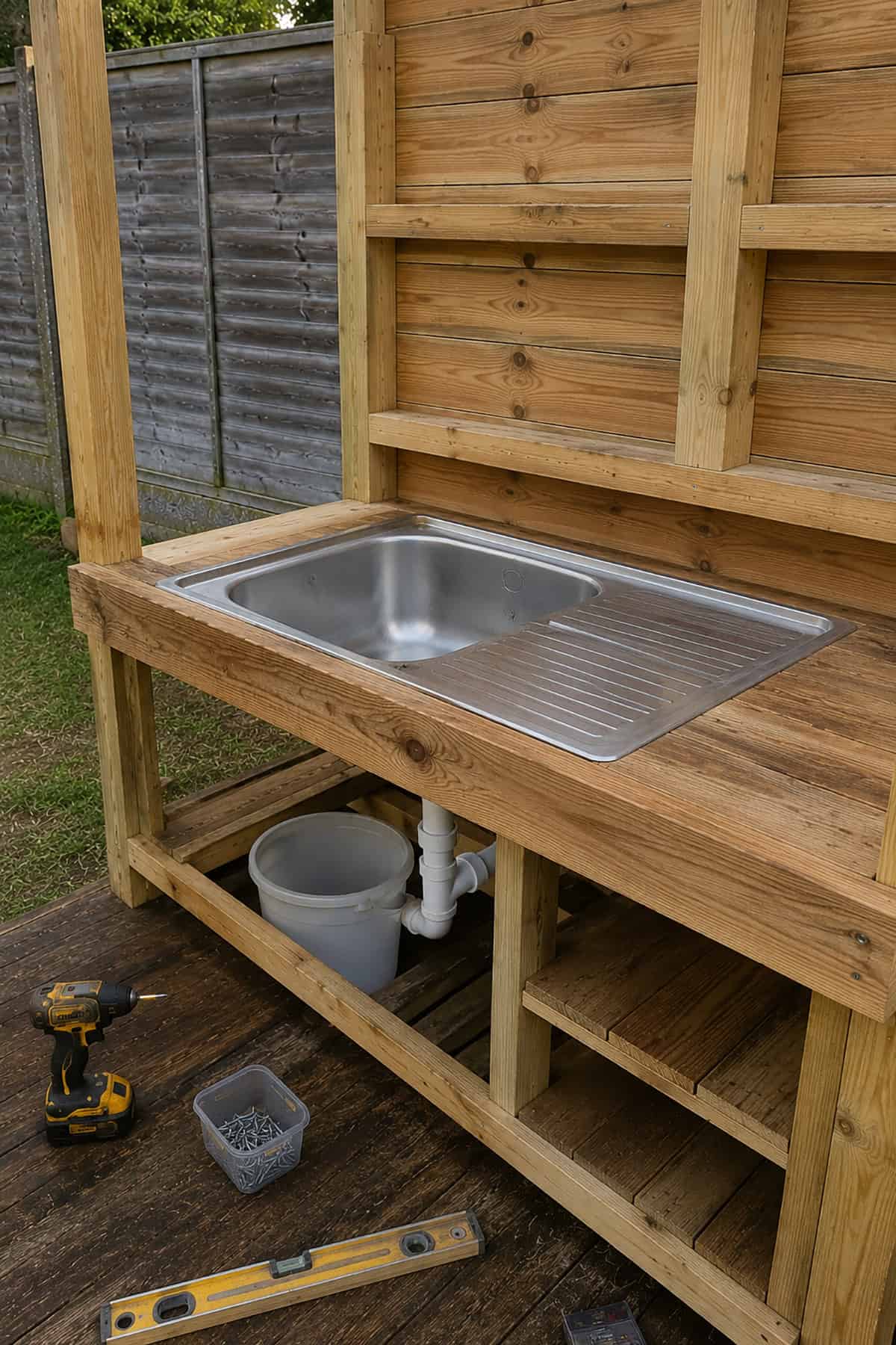 Step 6 — Build The Sink Counter