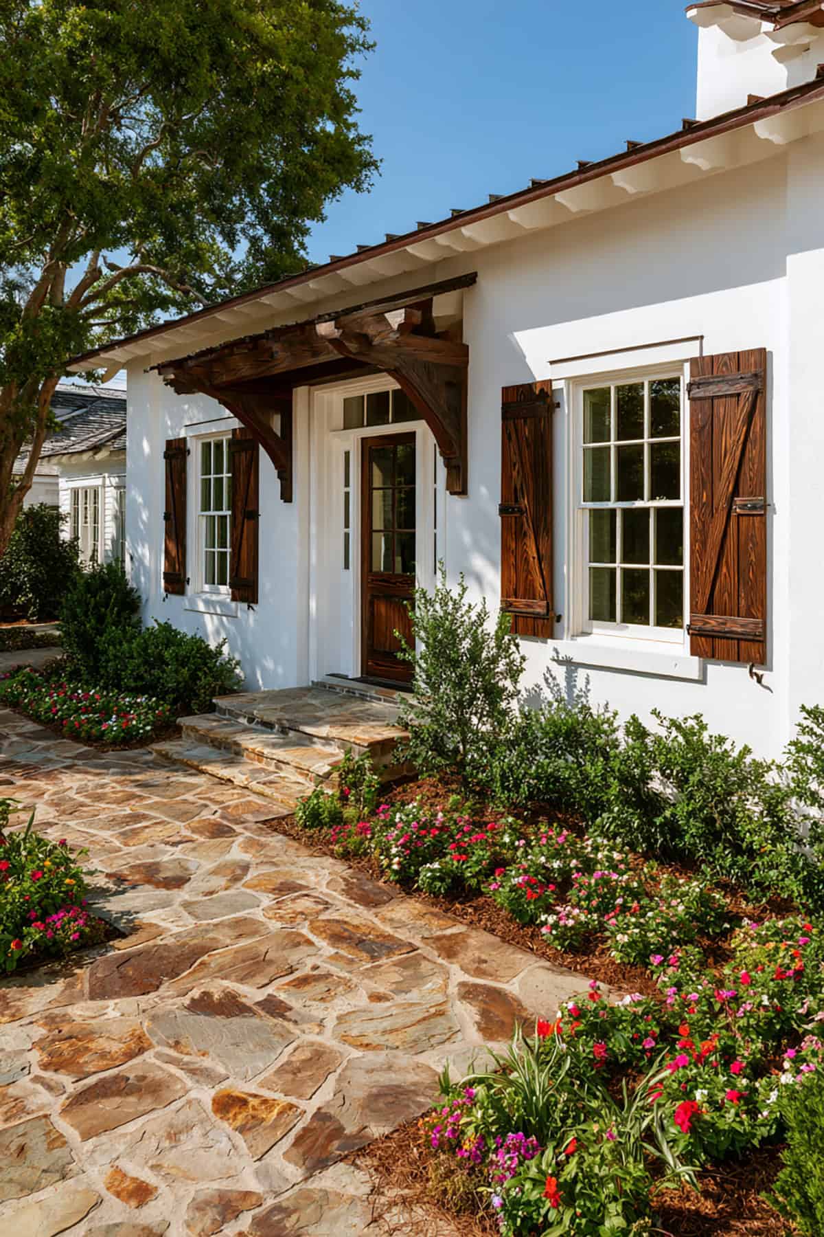 Dark Brown Cedar Shutters