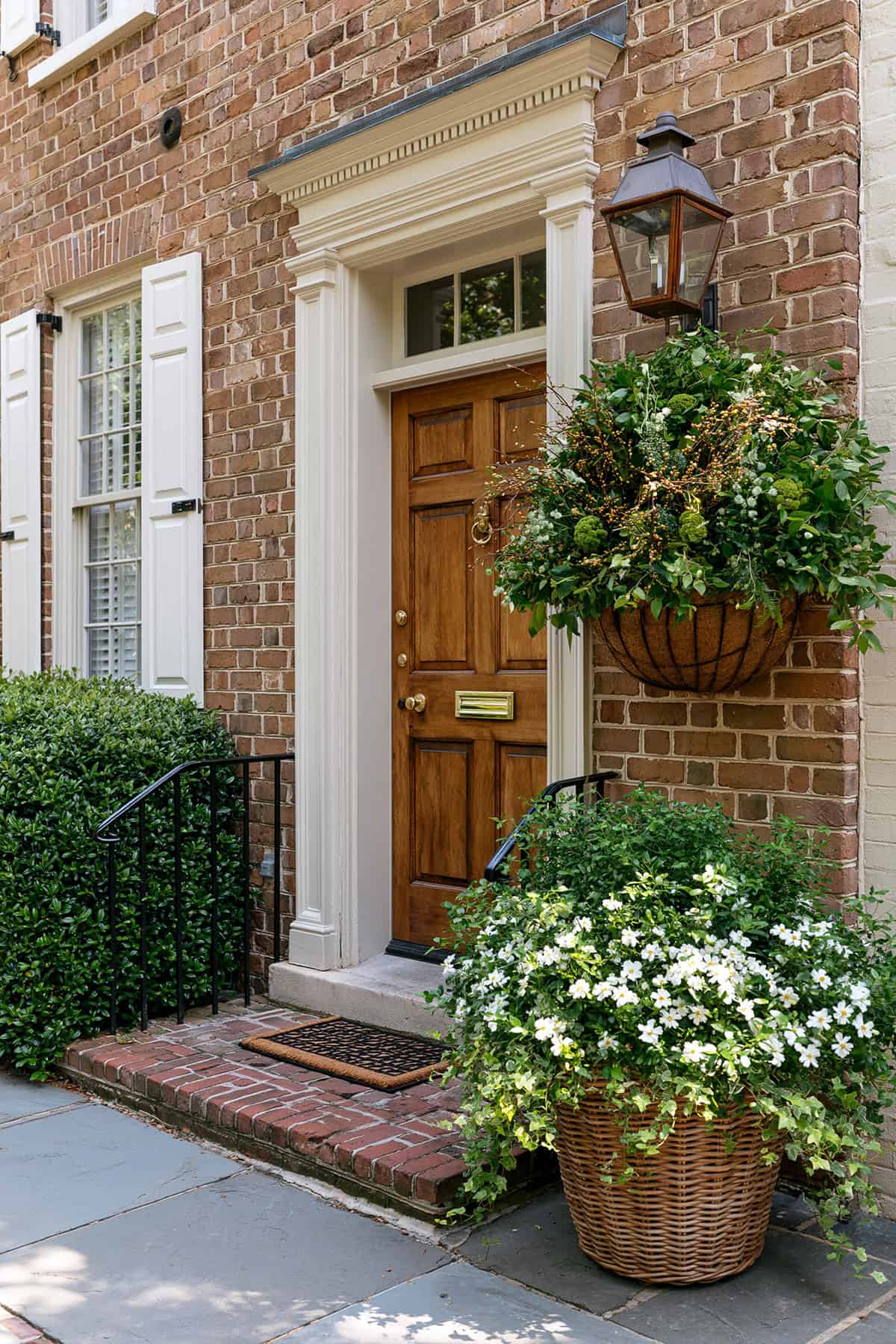 Decorative Outdoor Wall Basket