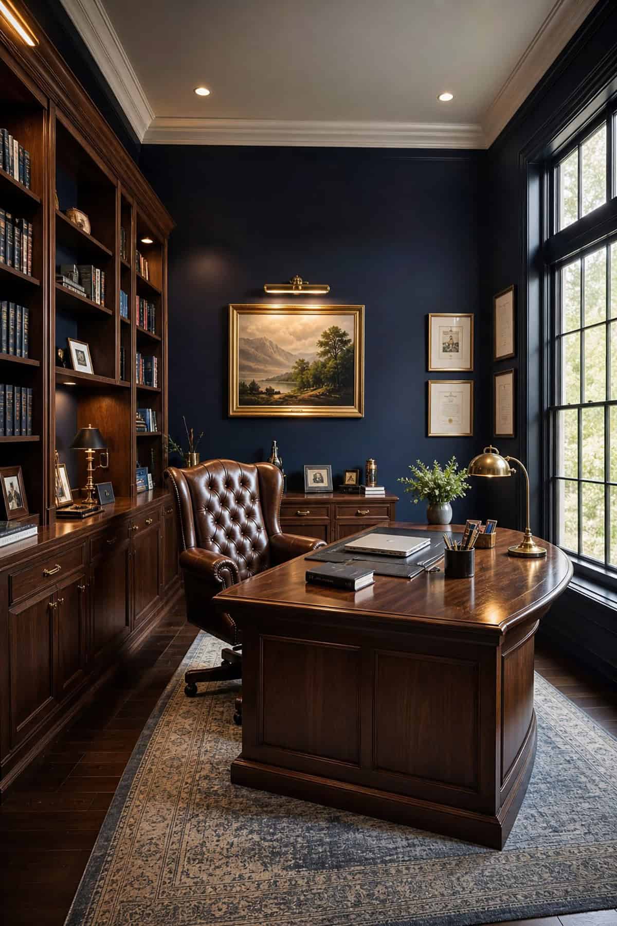 Deep Navy Blue