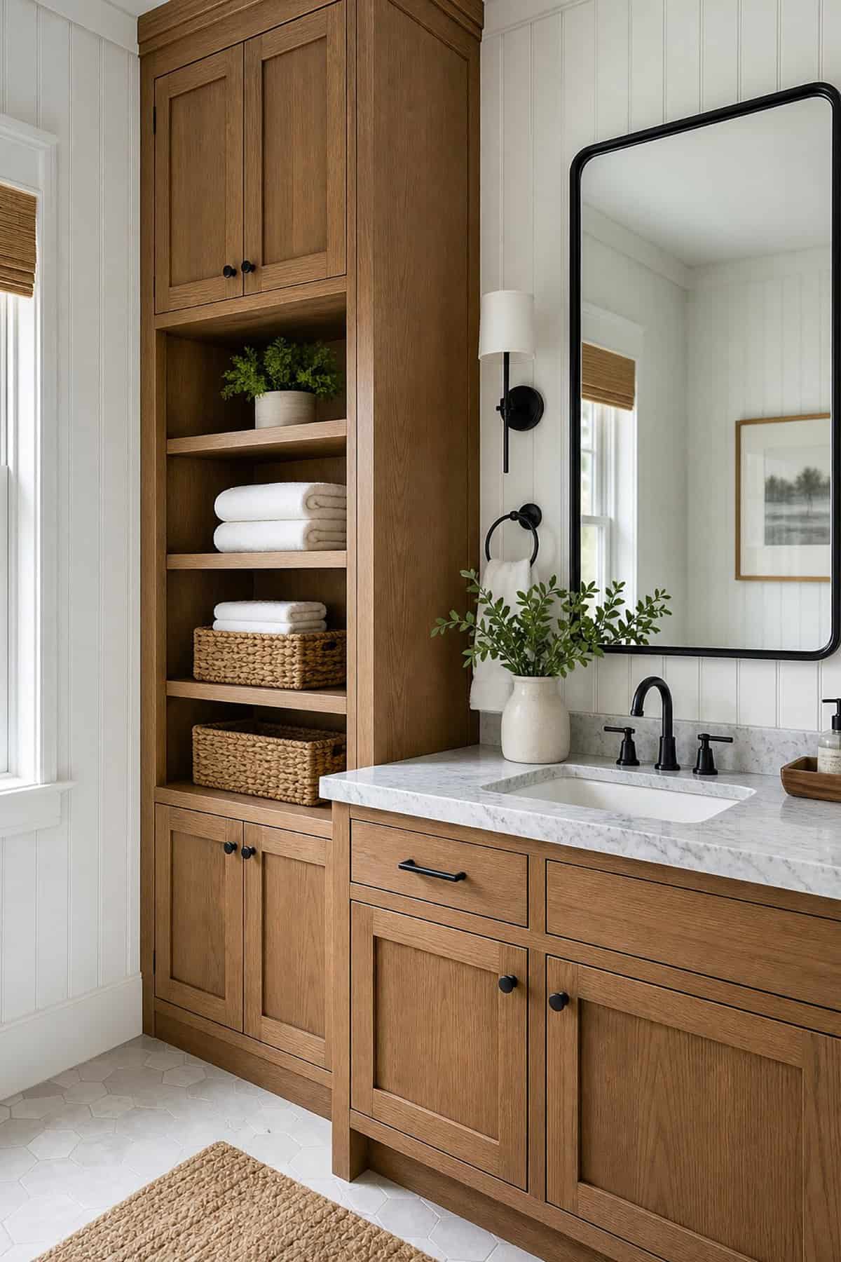 Floor To Ceiling Linen Cabinet