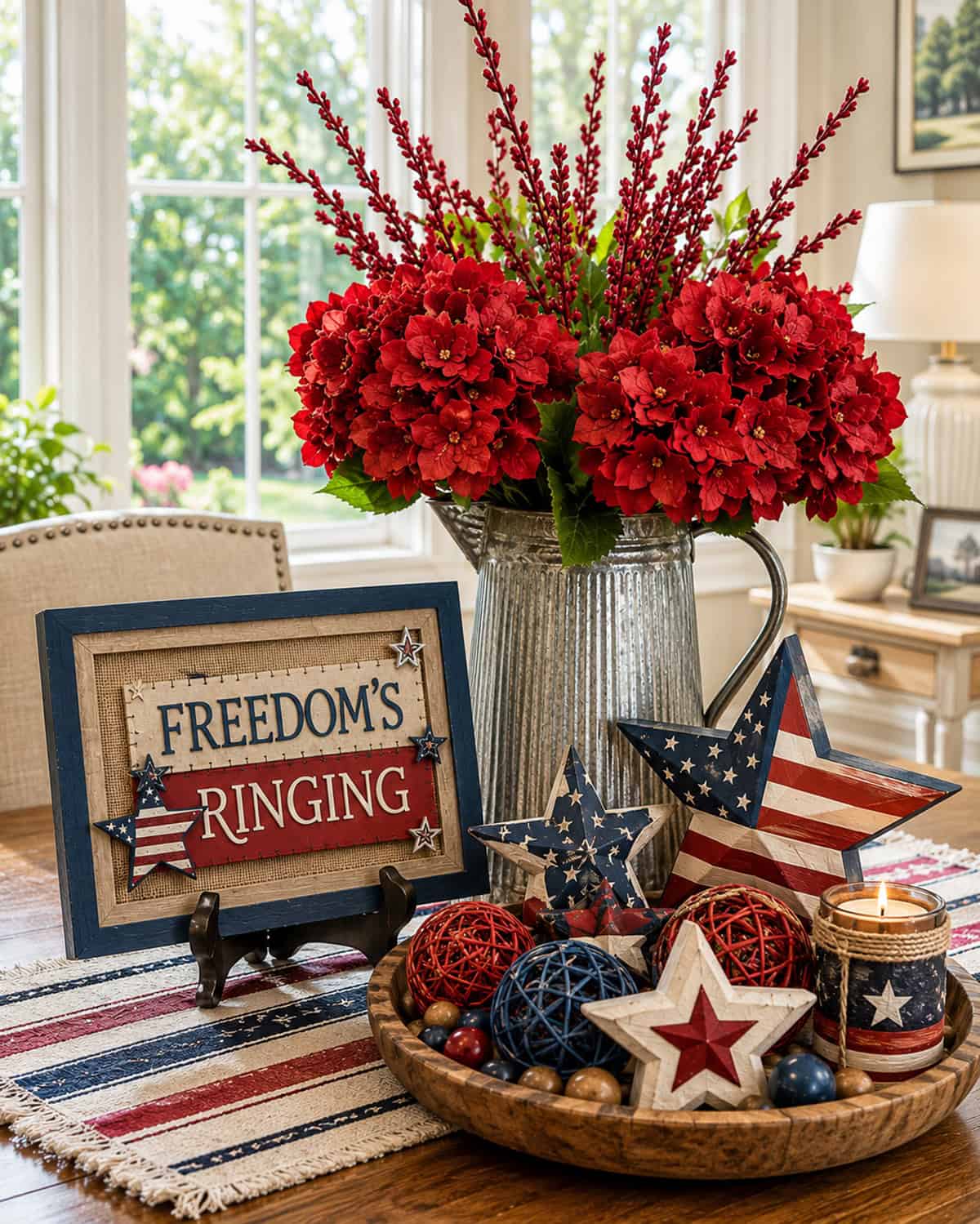 Freedom’s Ringing Table Centerpiece