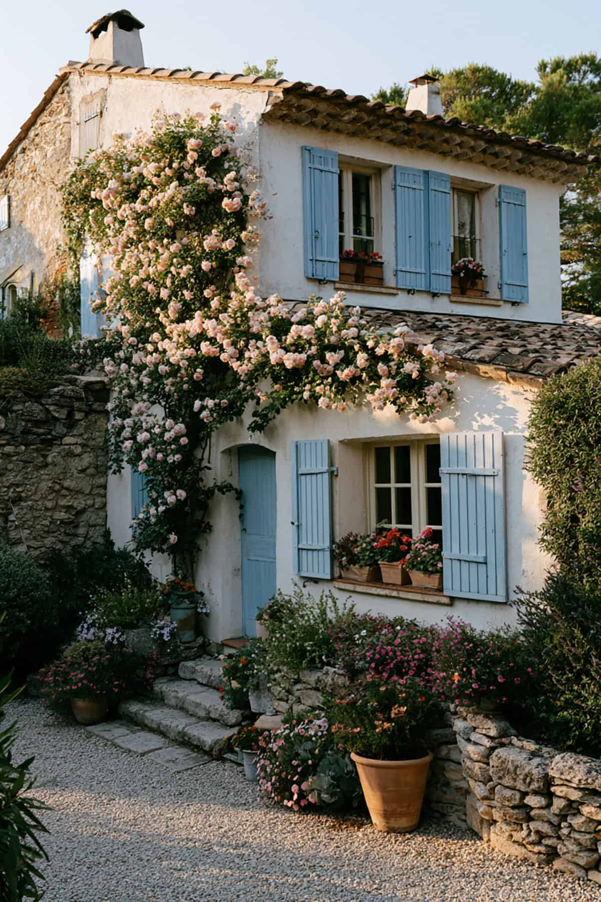 French Blue Shutters