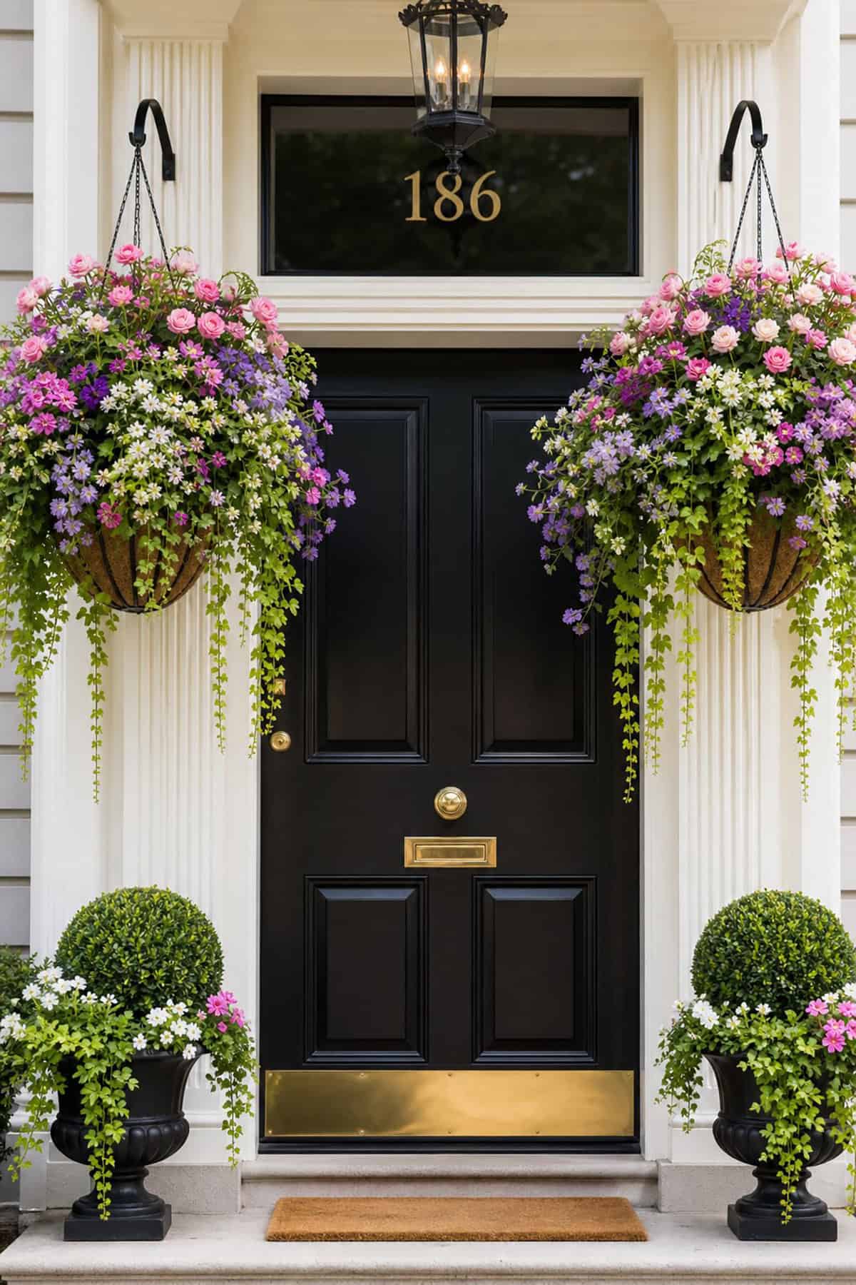 Hanging Flower Basket Pair