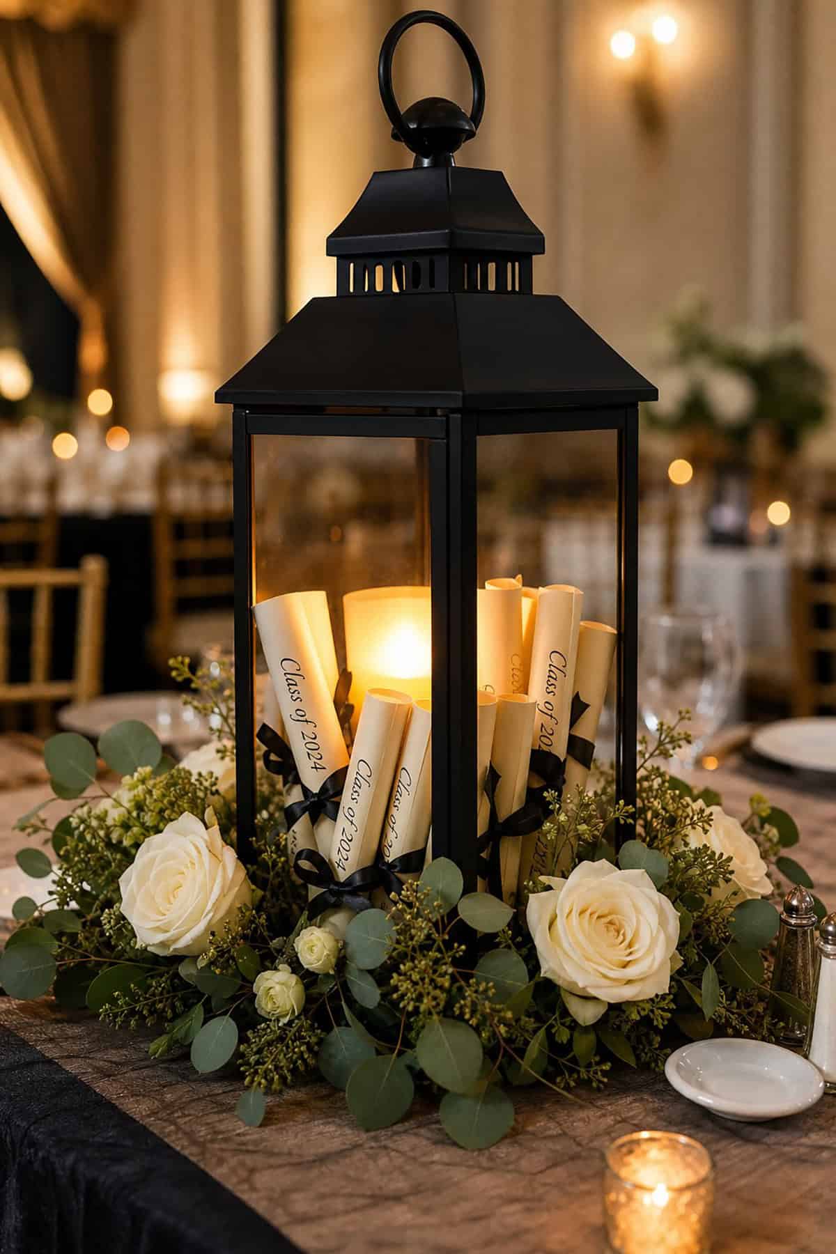 Lantern And Florals