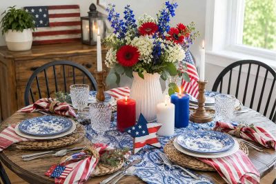 Patriotic 4th July Centerpiecies