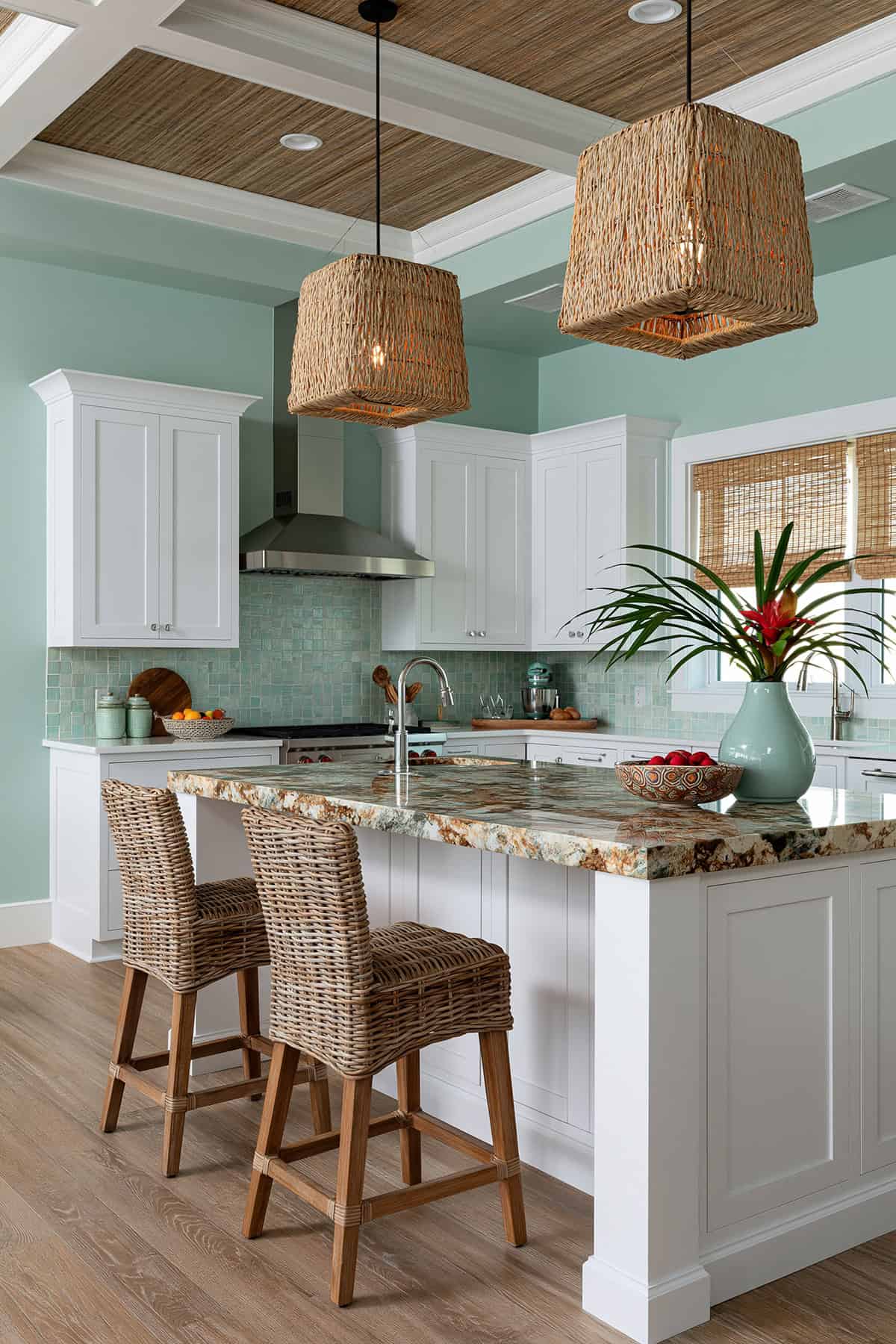 Seafoam Green Kitchen Walls