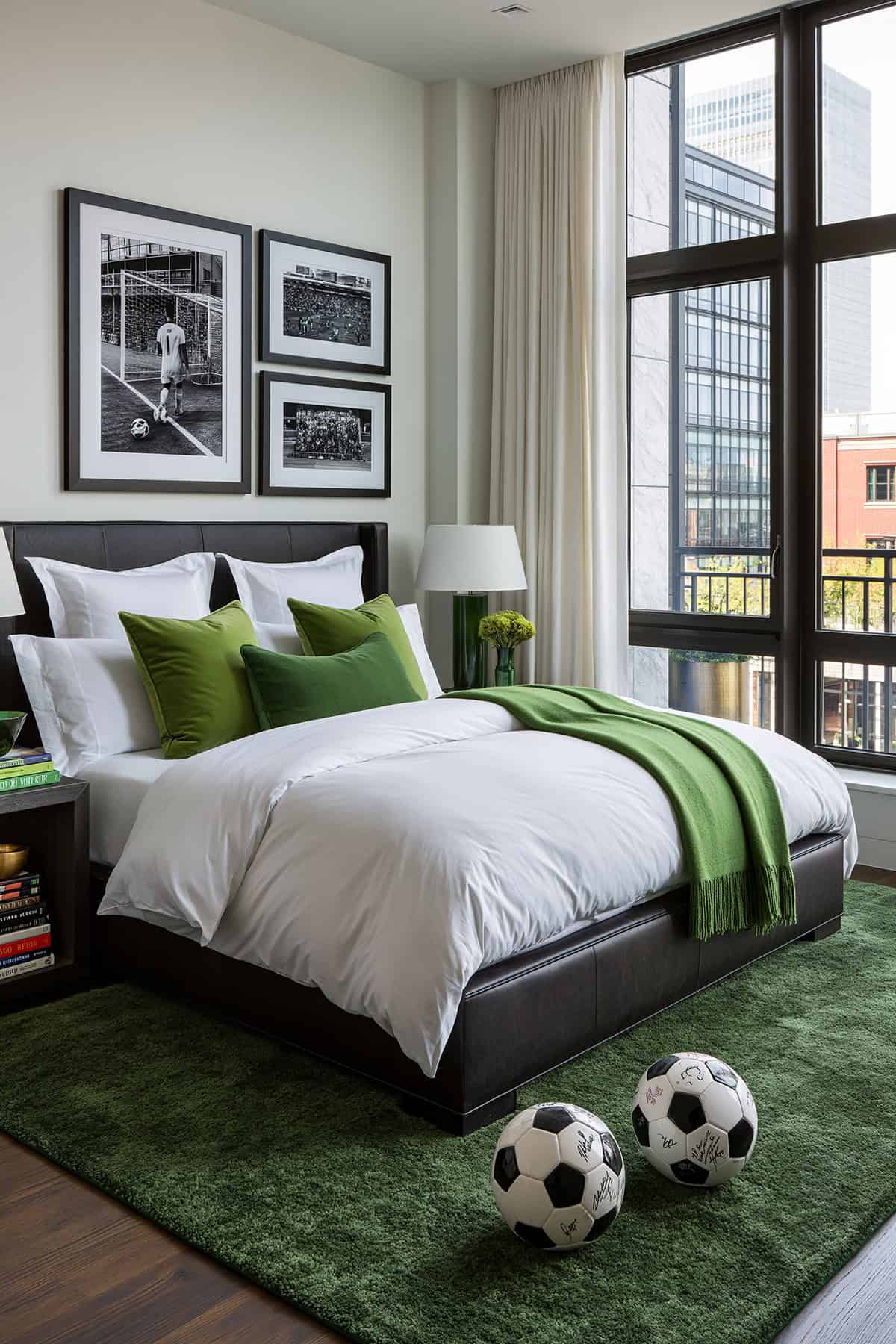 Soccer And Modern Minimalist Bedroom