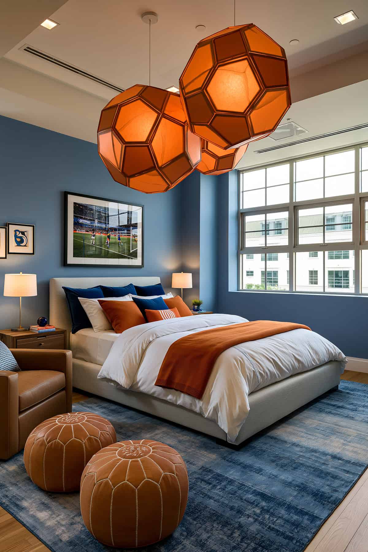 Soccer Ball Pendant Lighting
