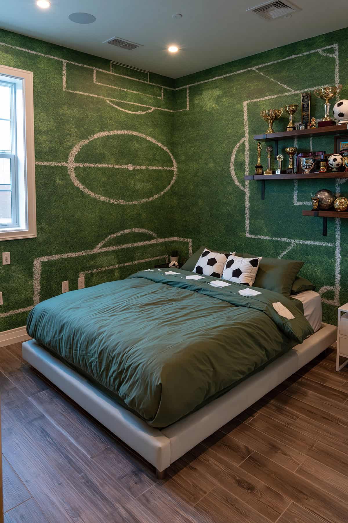 Soccer Field Accent Wall