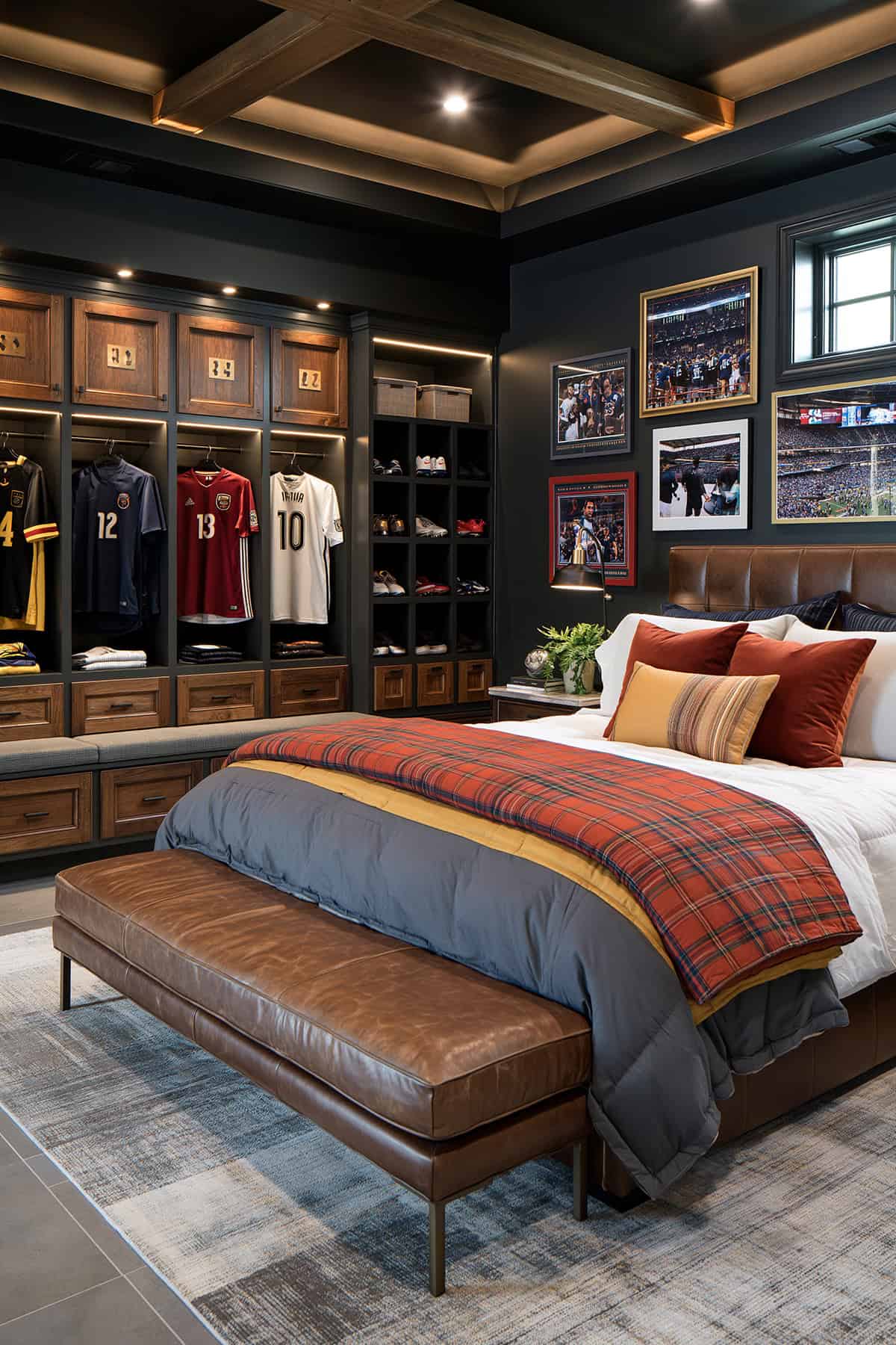 Soccer Locker Room Bedroom