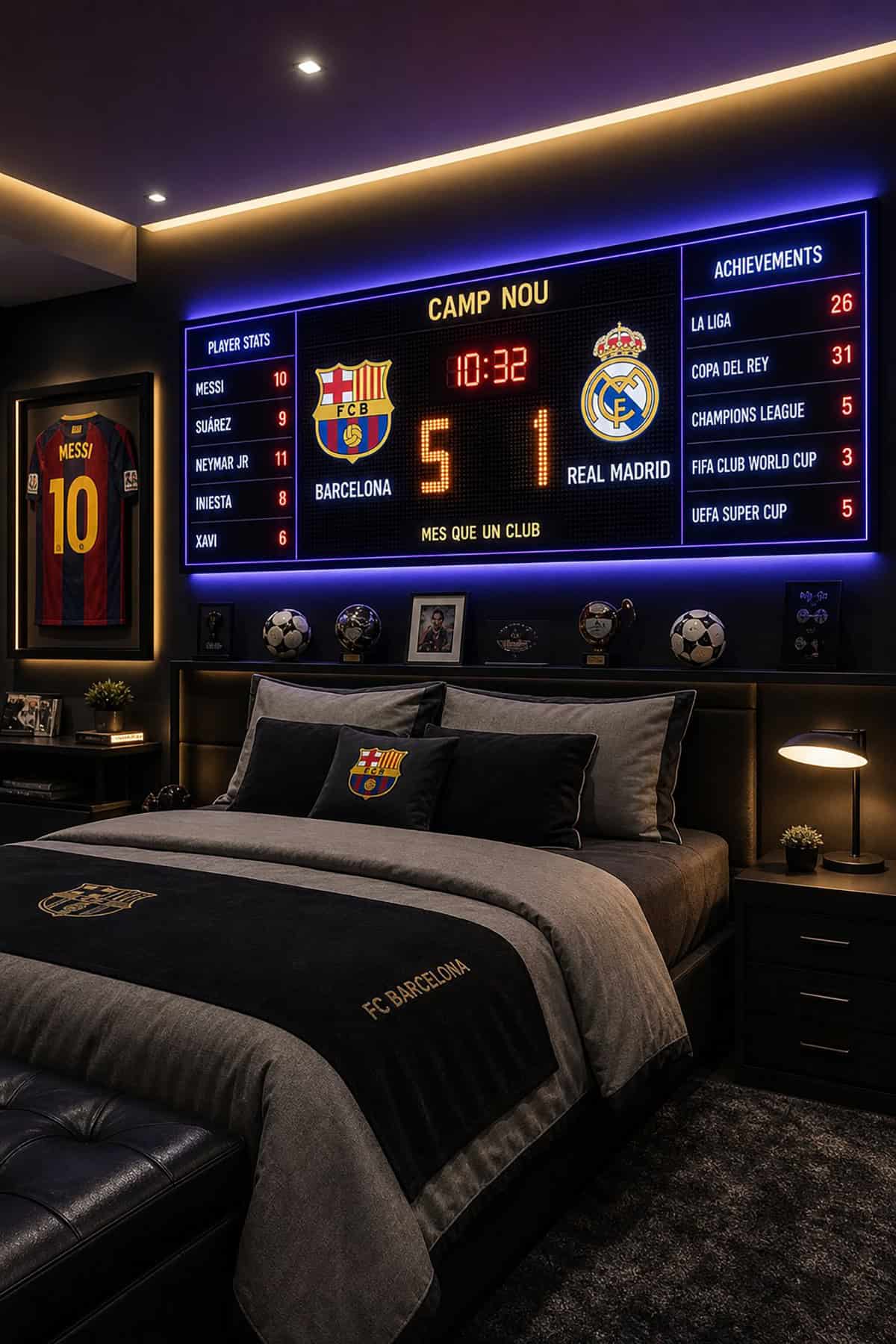Soccer Scoreboard Wall Display