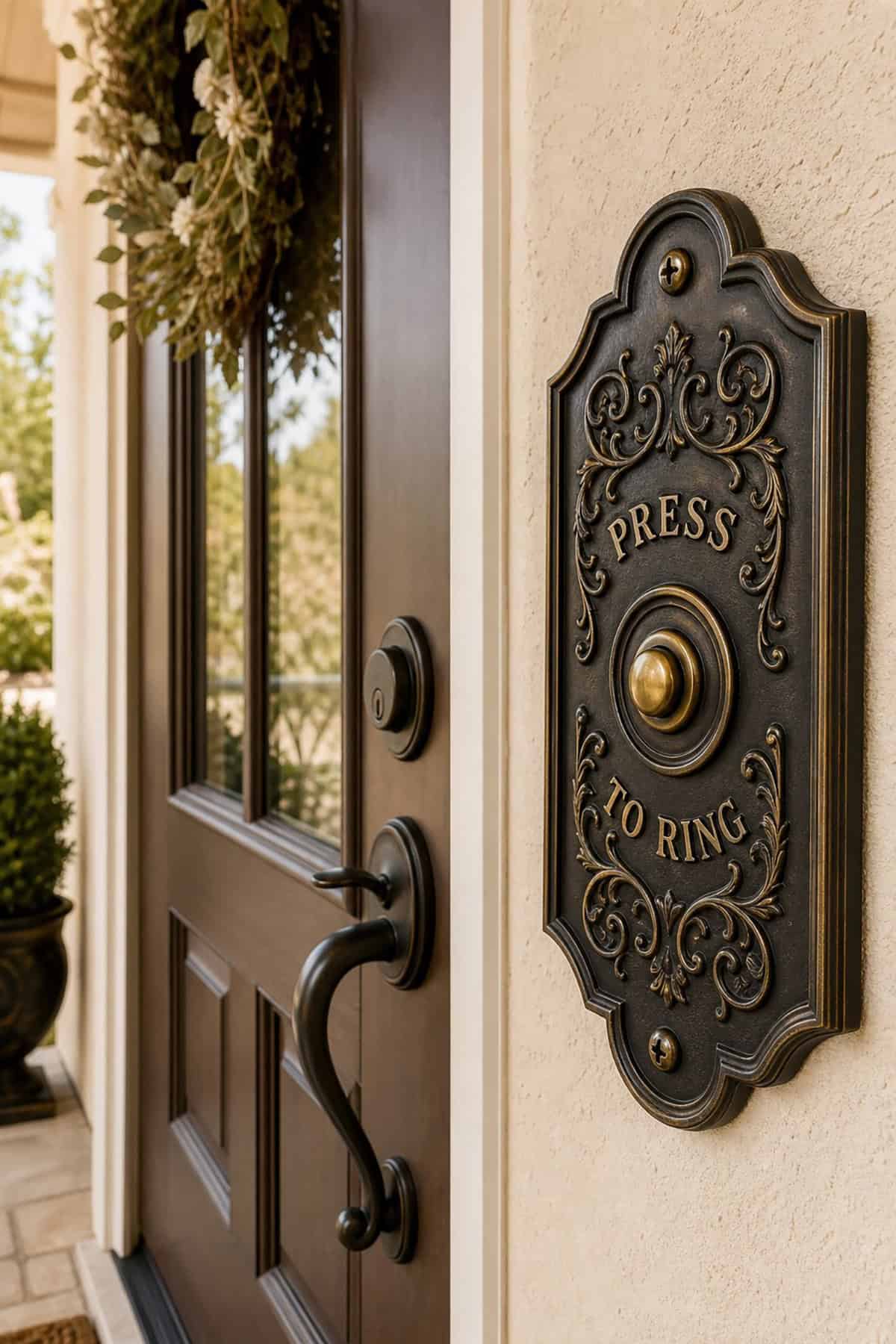 Statement Front Door Bell