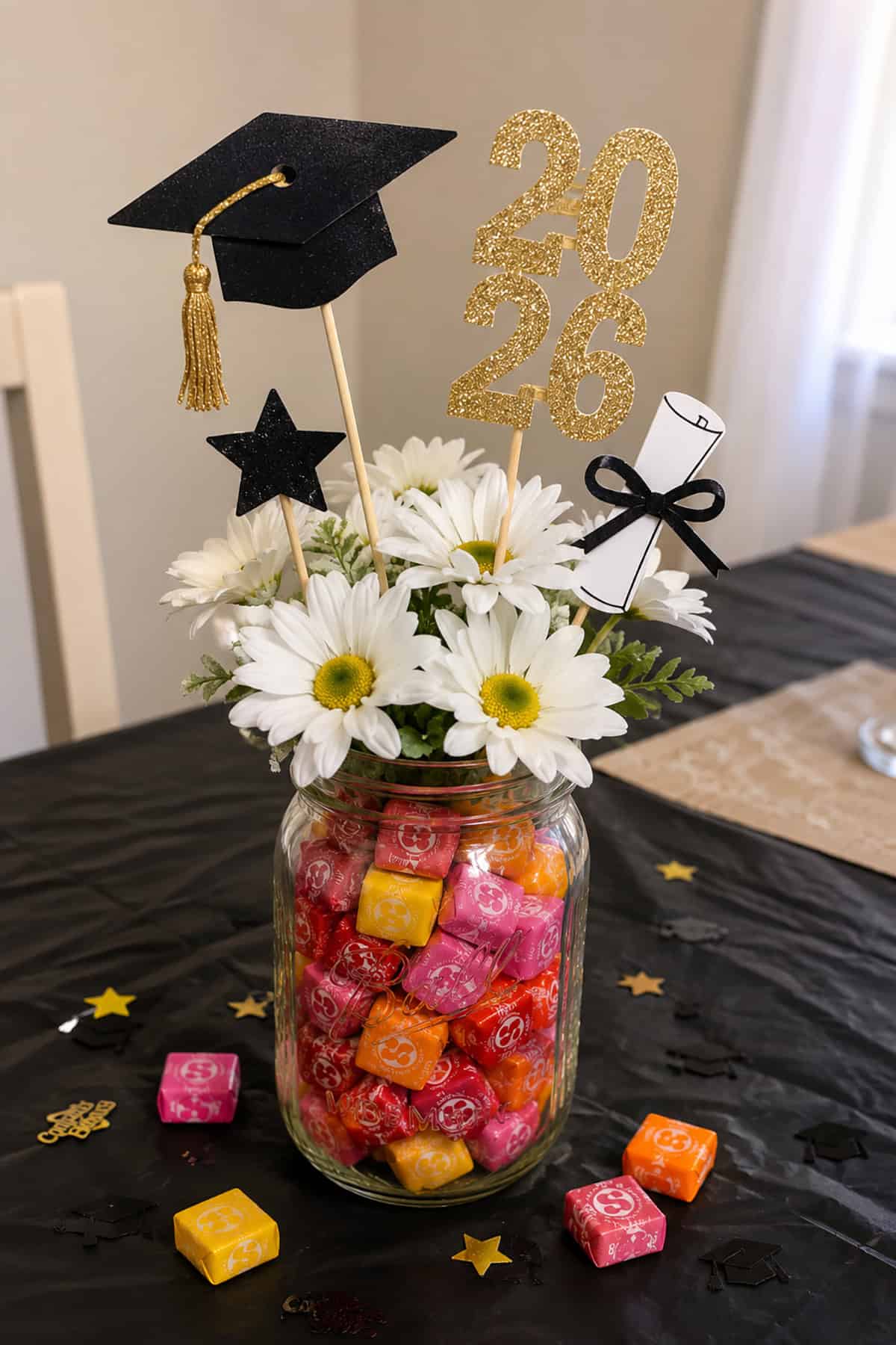Sweet Treat Mason Jar Graduation