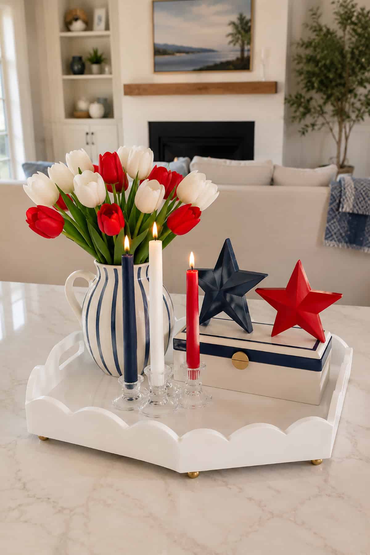 Tulip and Star Americana Display