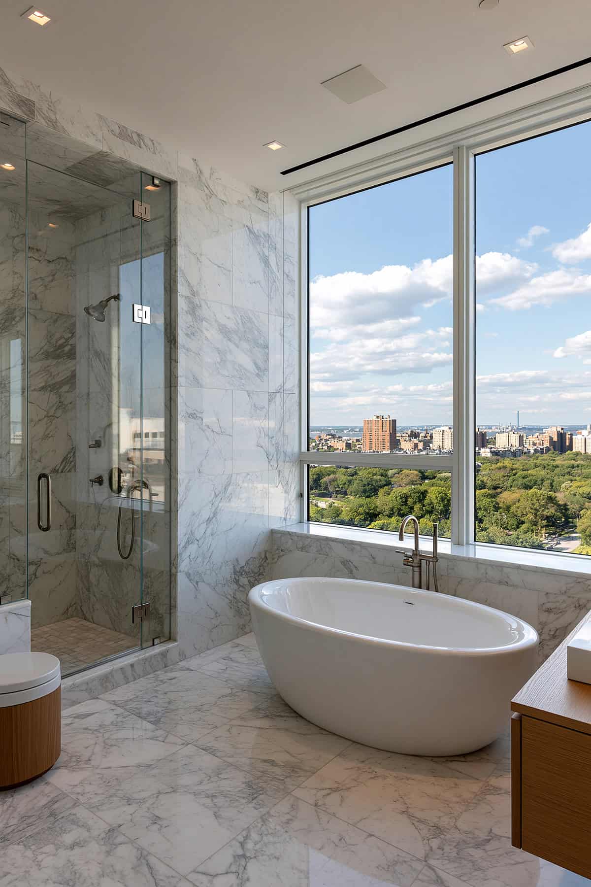 White Marble Spa Bathroom