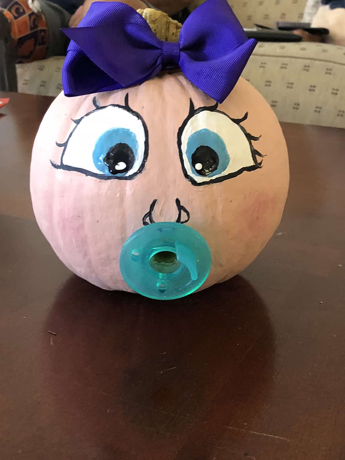Adorable Baby Face Pumpkin