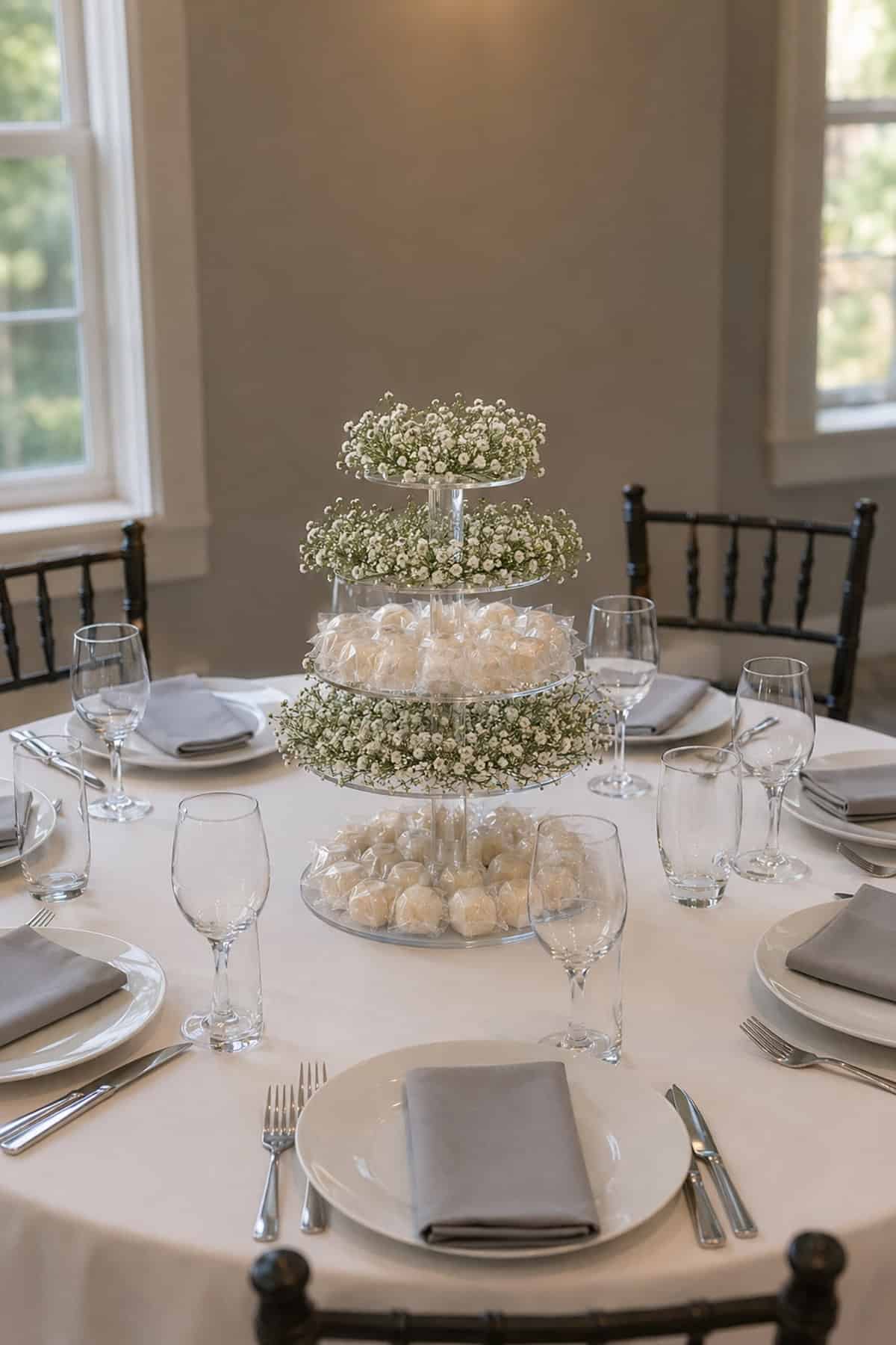 Baby’s Breath And Truffle Tower