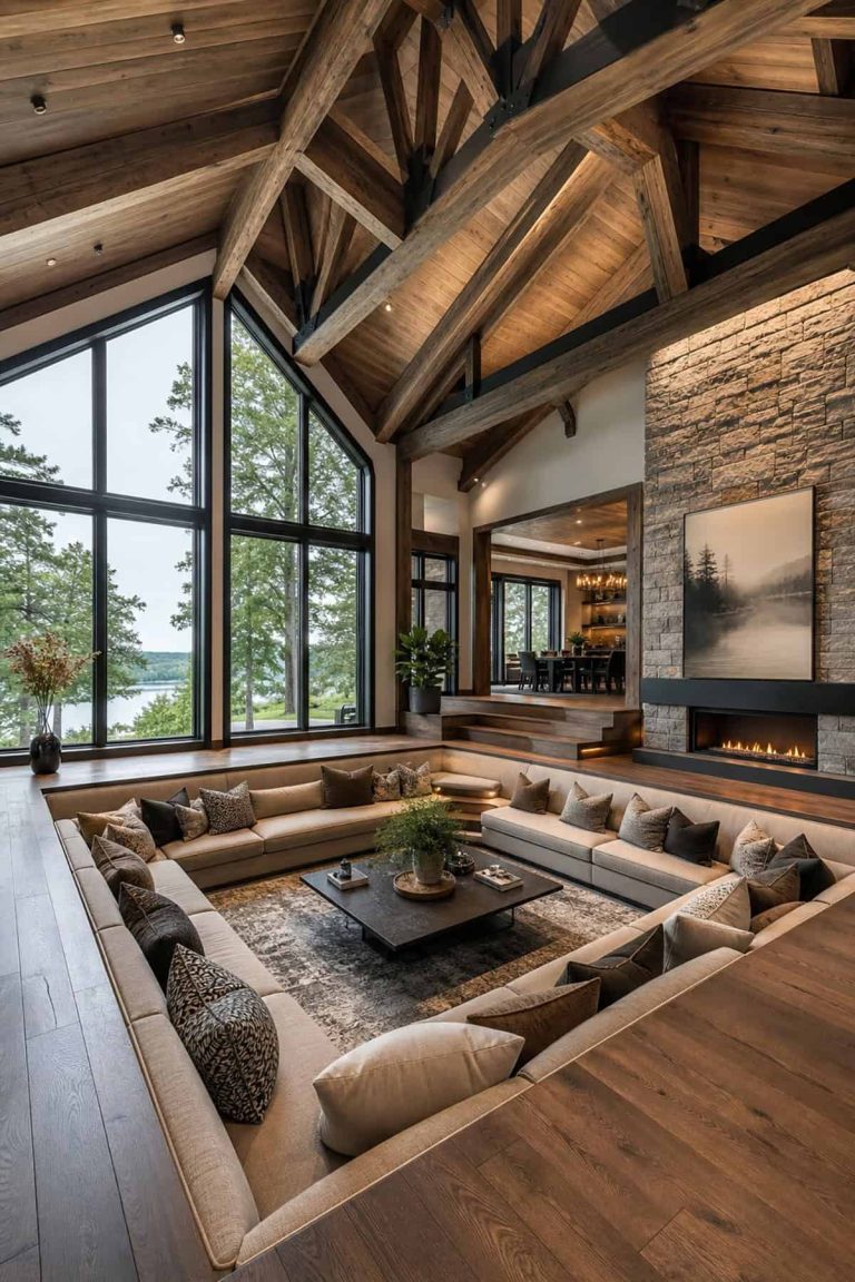 28 Inspiring Living Room Conversation Pit Ideas