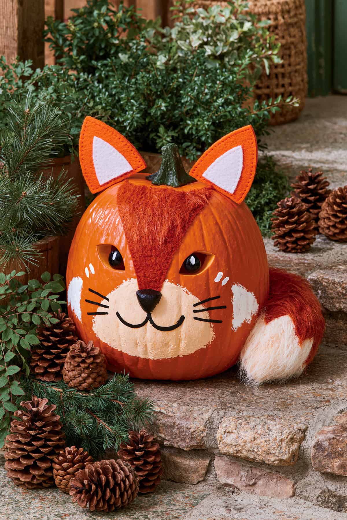 Cute Fox Pumpkin
