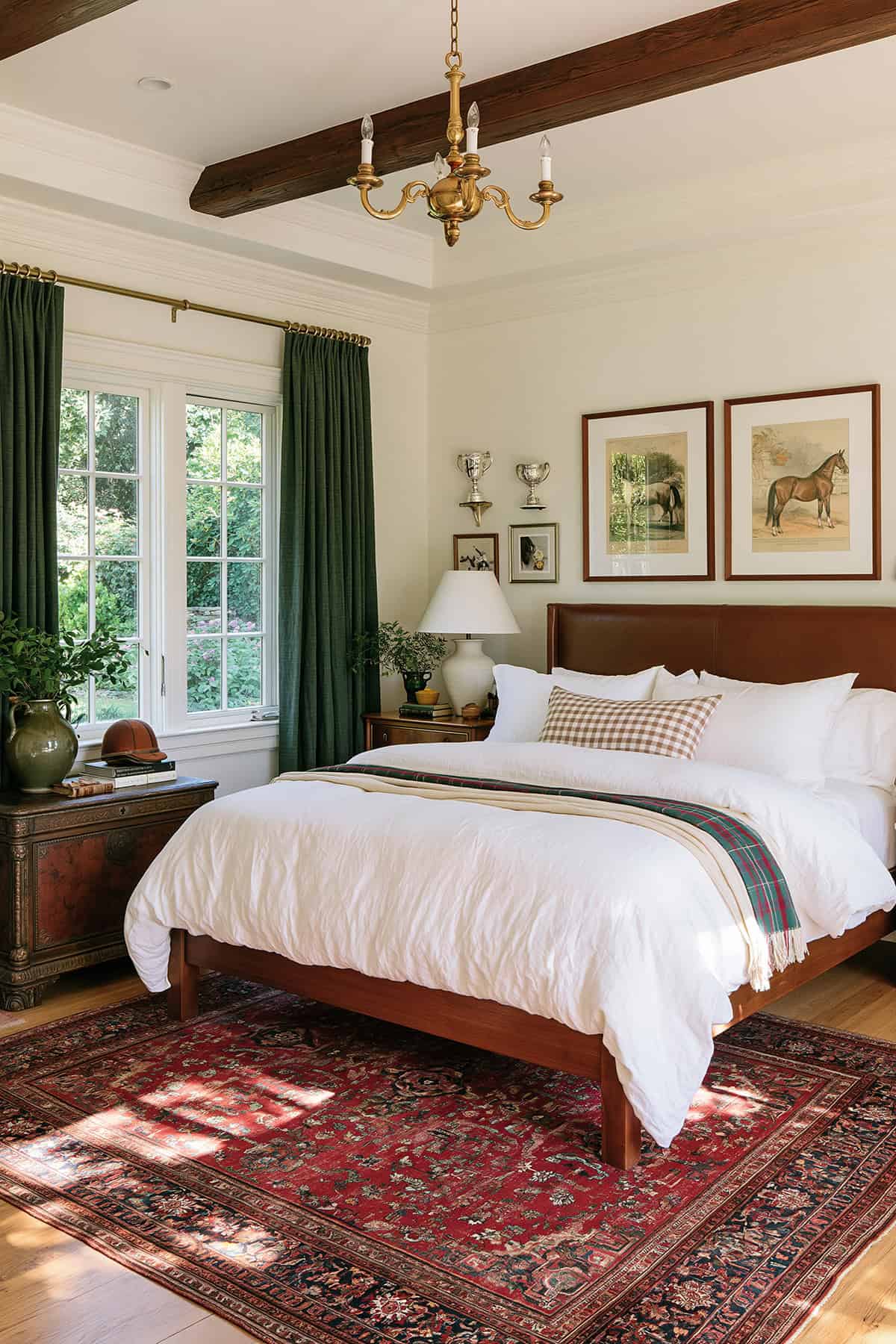 Equestrian Estate Bedroom