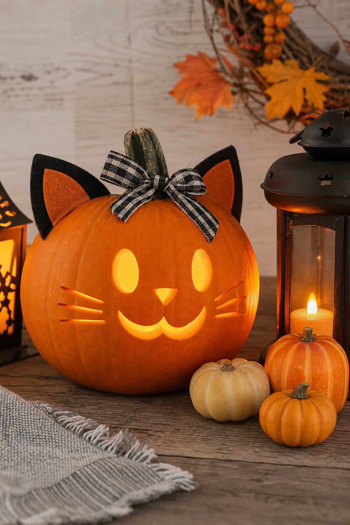 Happy Cat Pumpkin