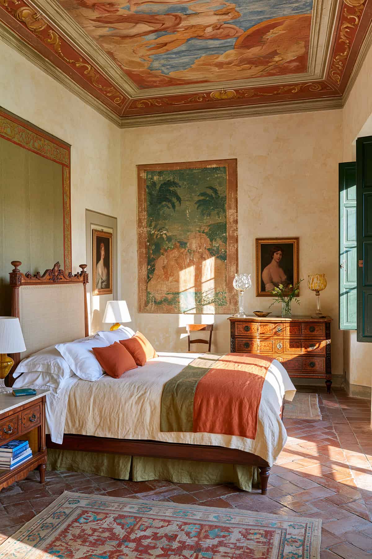 Italian Palazzo Bedroom