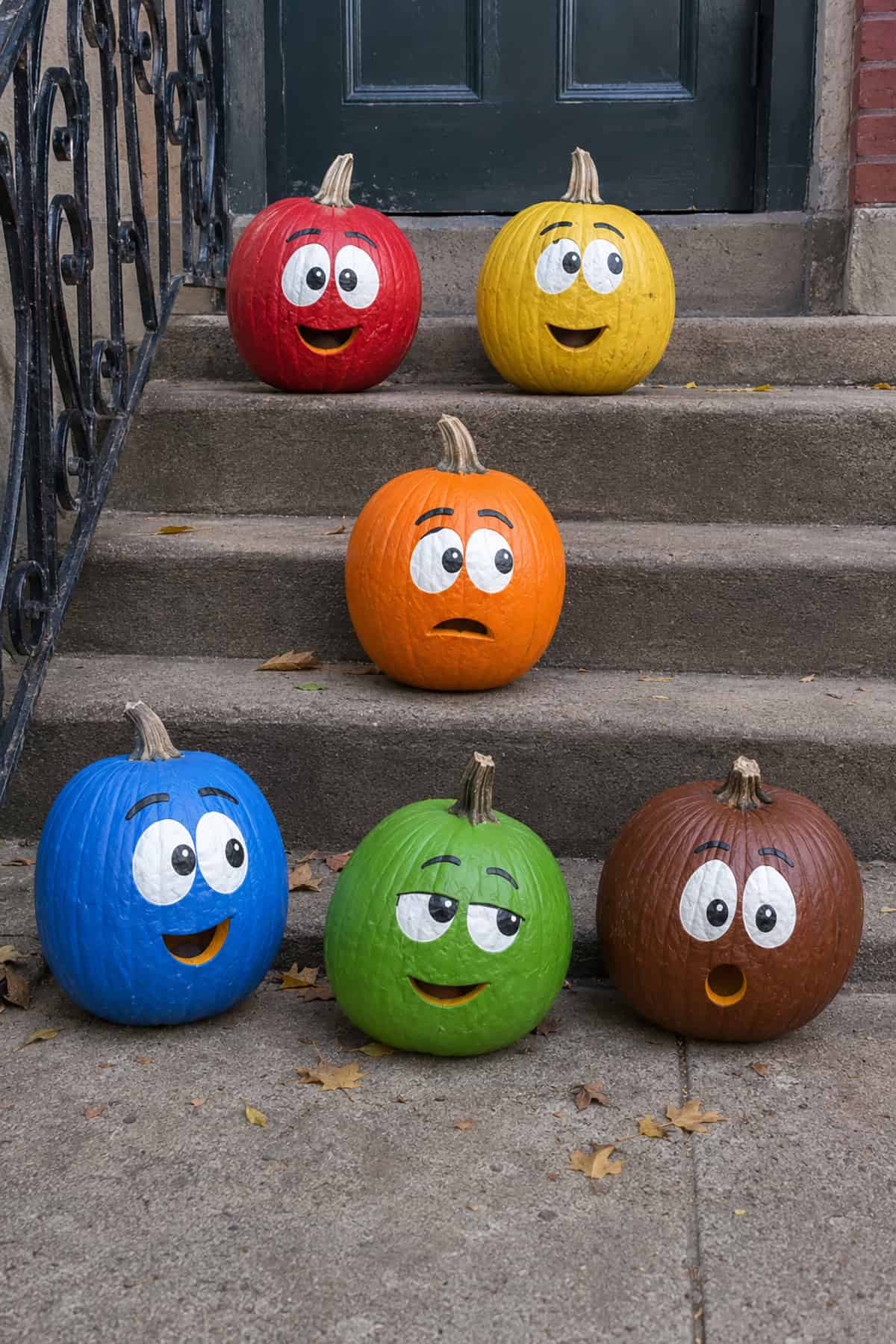 M and M style Pumpkins