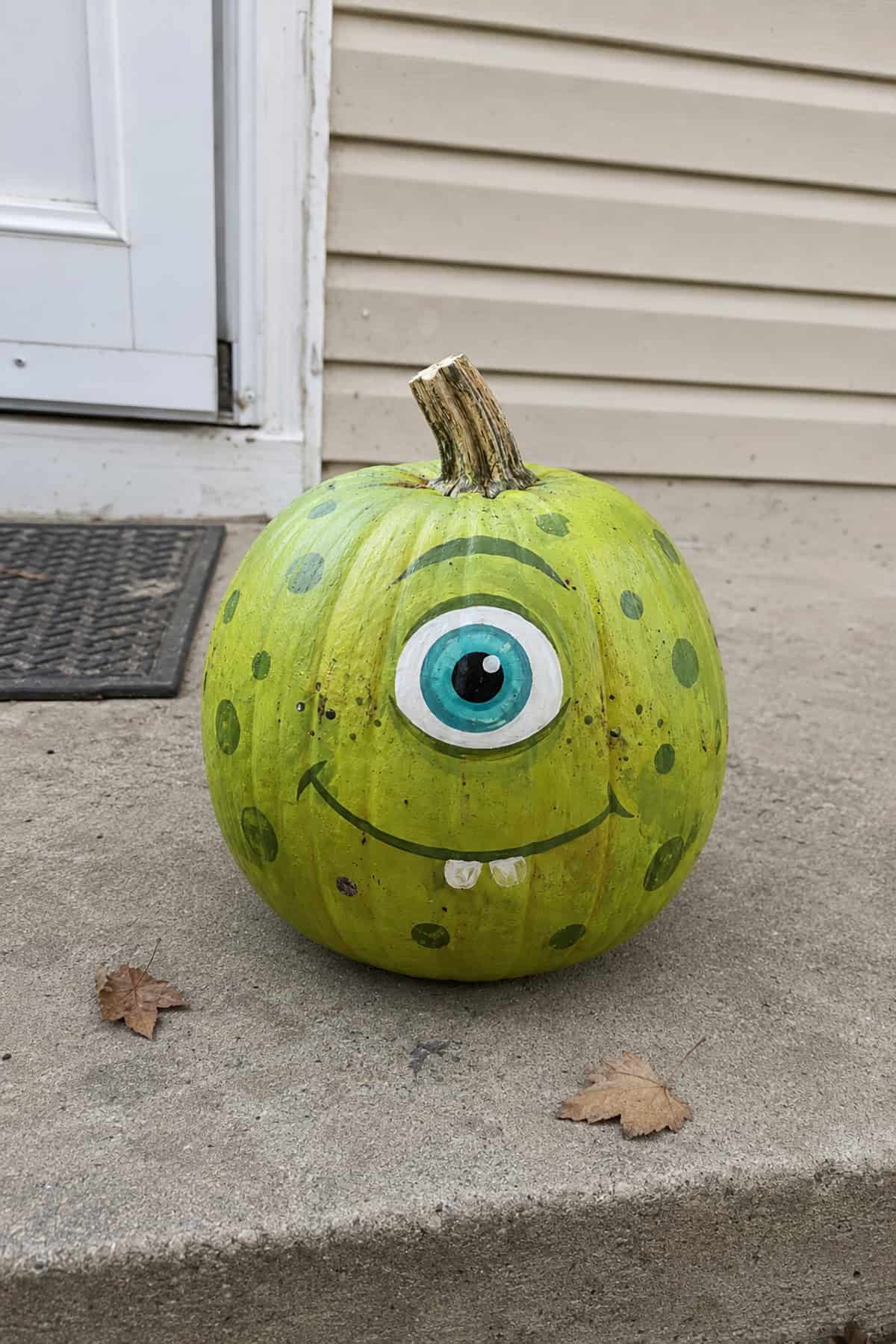 Monster Painted Pumpkin