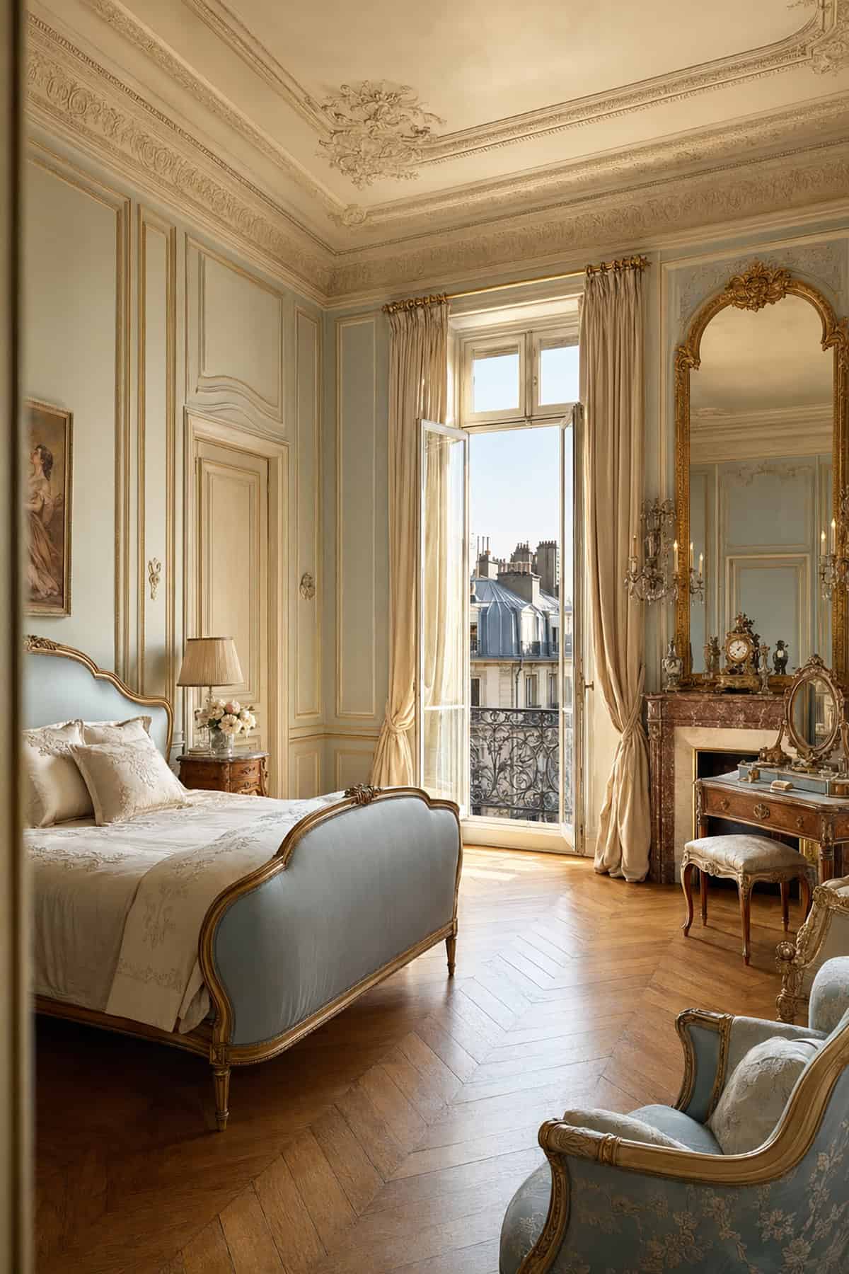 Parisian Heiress Bedroom