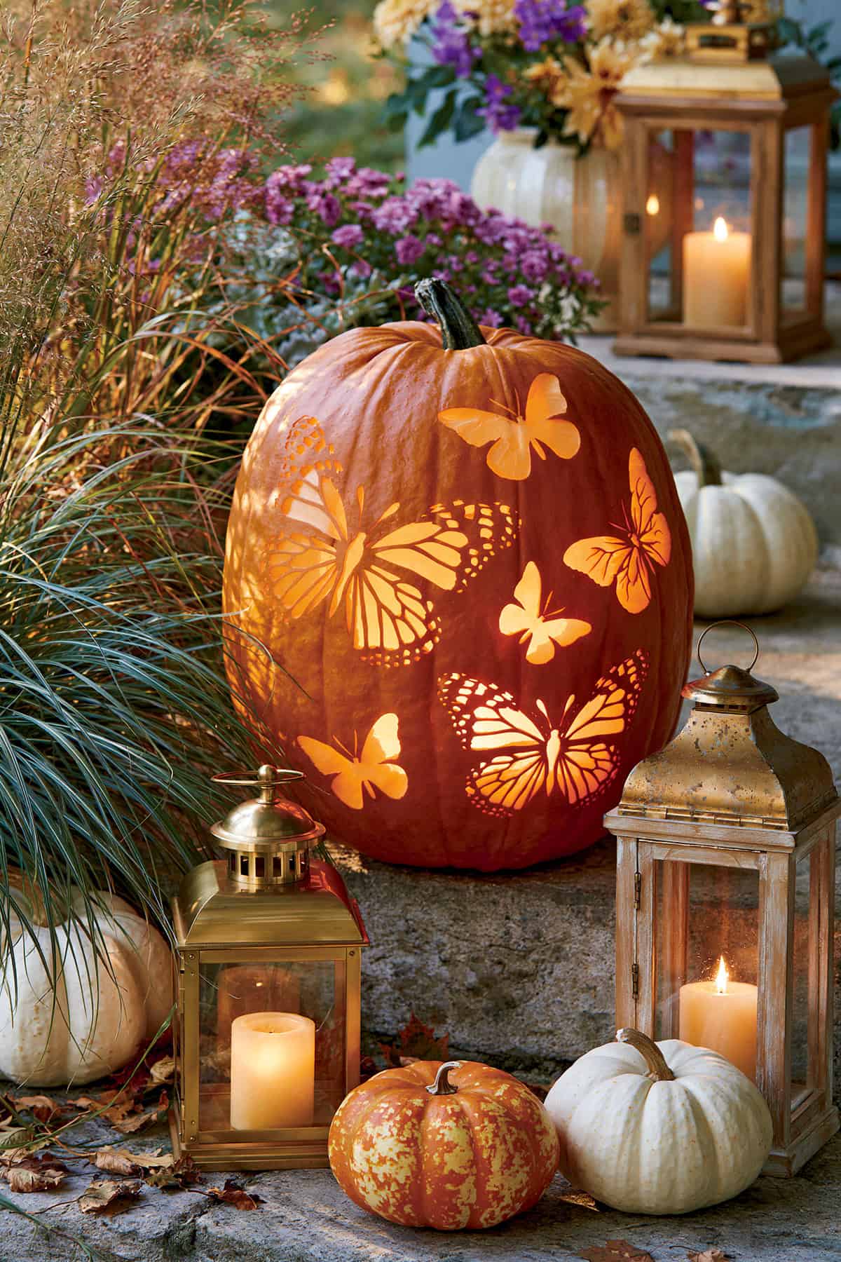 Pumpkin With Butterfly Wings