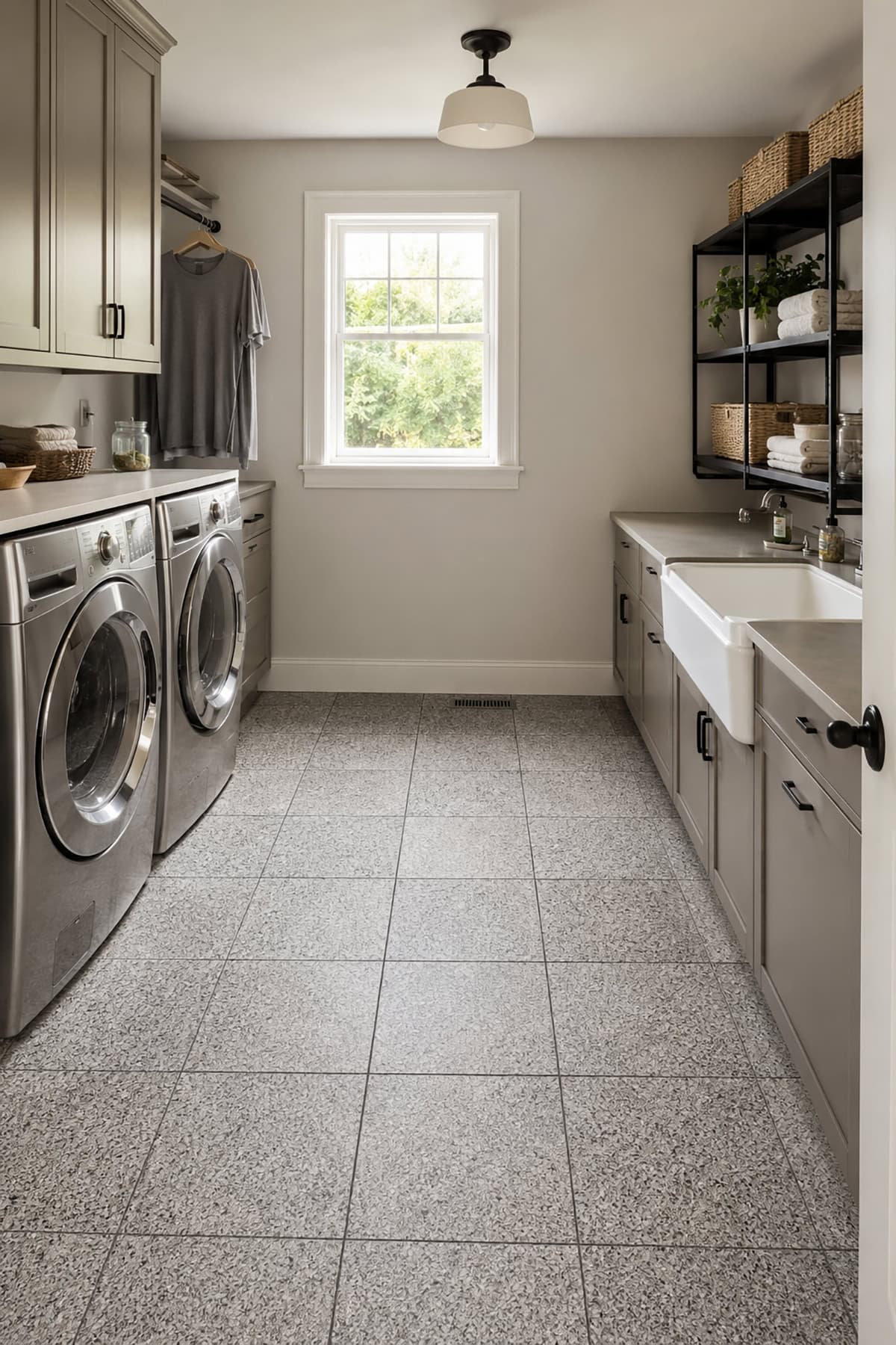 Salt And Pepper Granite Tile Flooring