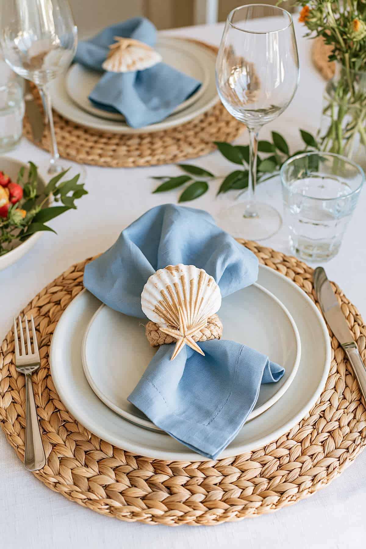 Scallop Shell Napkin Rings