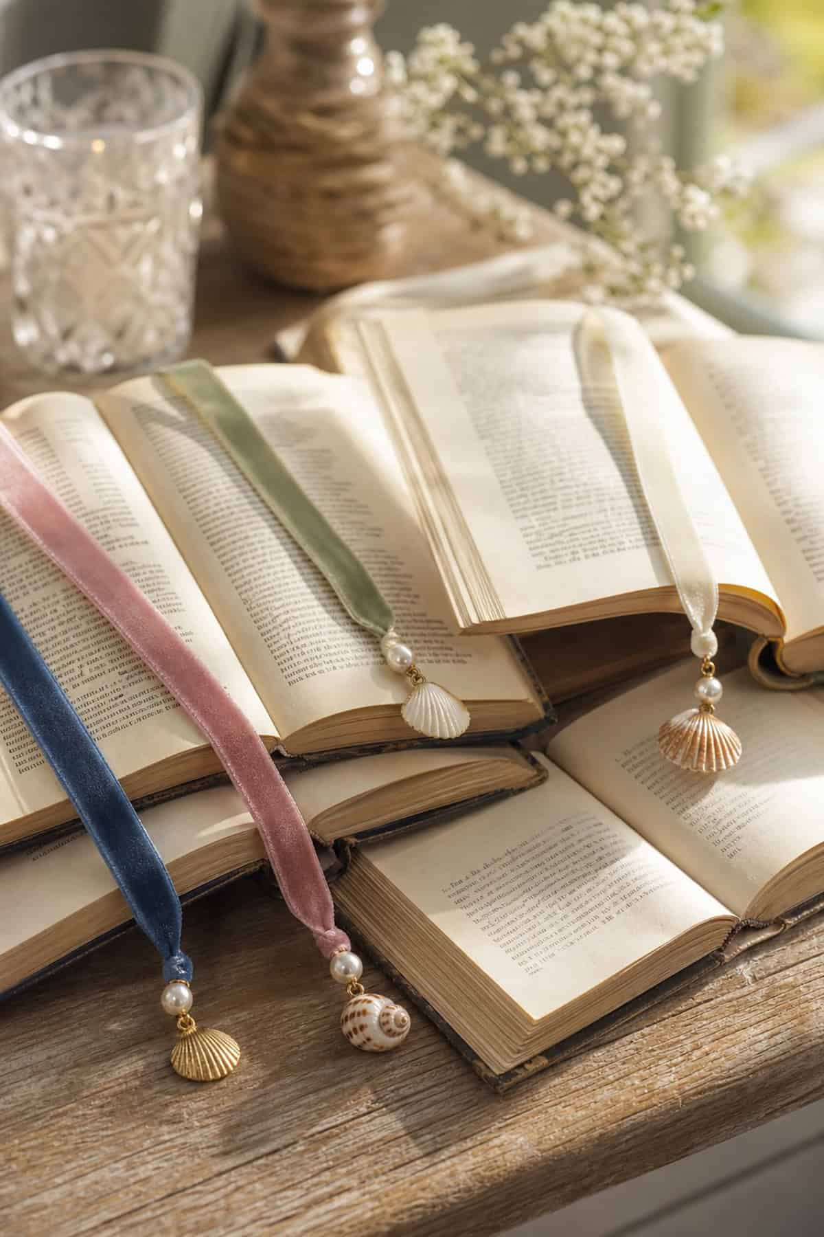Seashell Bookmark Collection