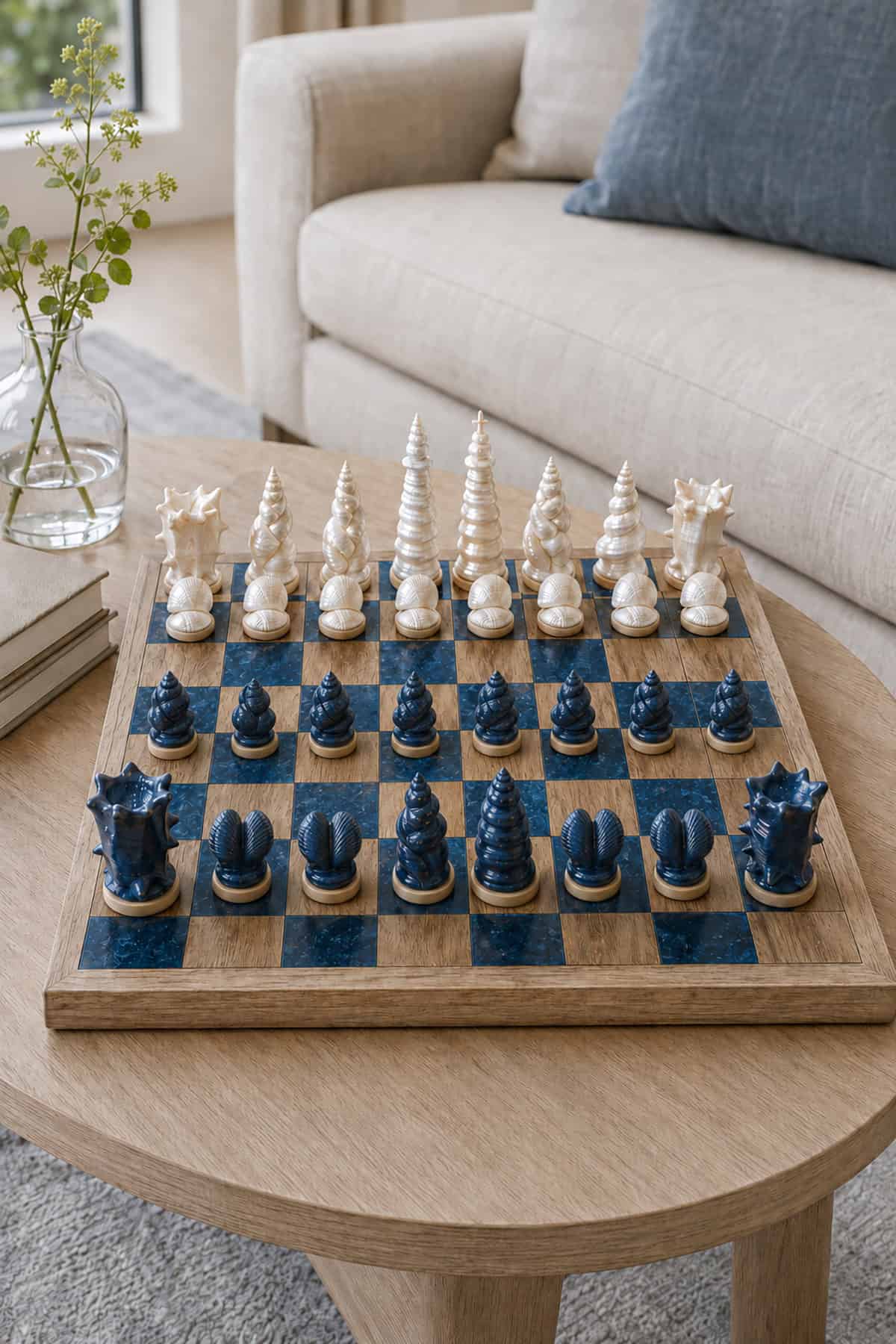 Seashell Chess Set