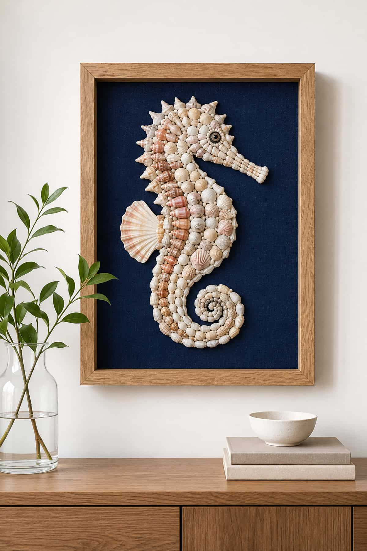Seashell Seahorse Mosaic