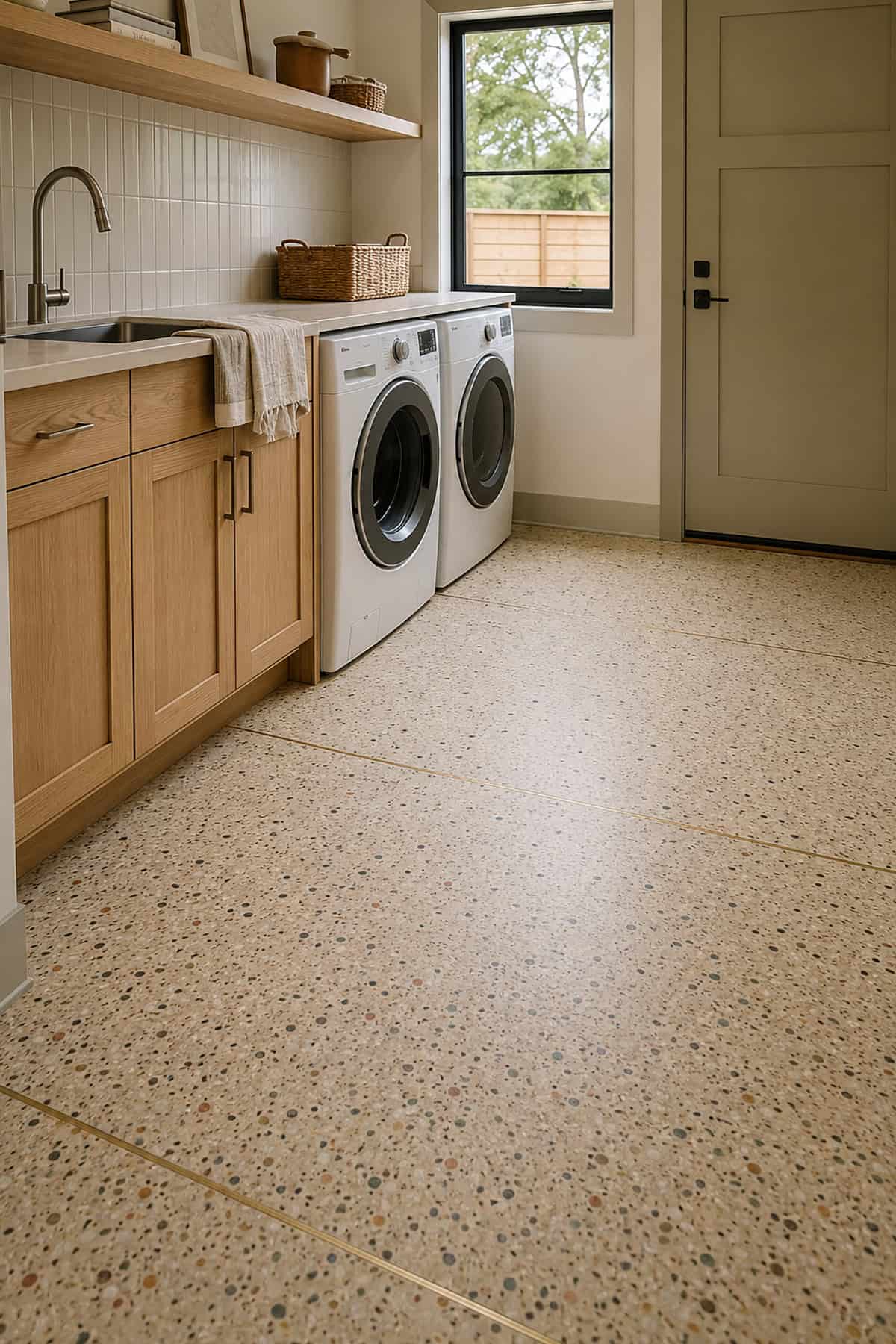Speckled Terrazzo Flooring