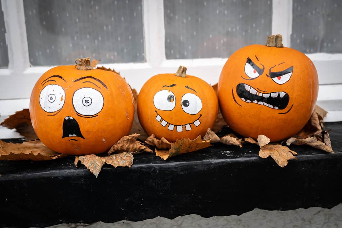 Three Pumpkin Moods
