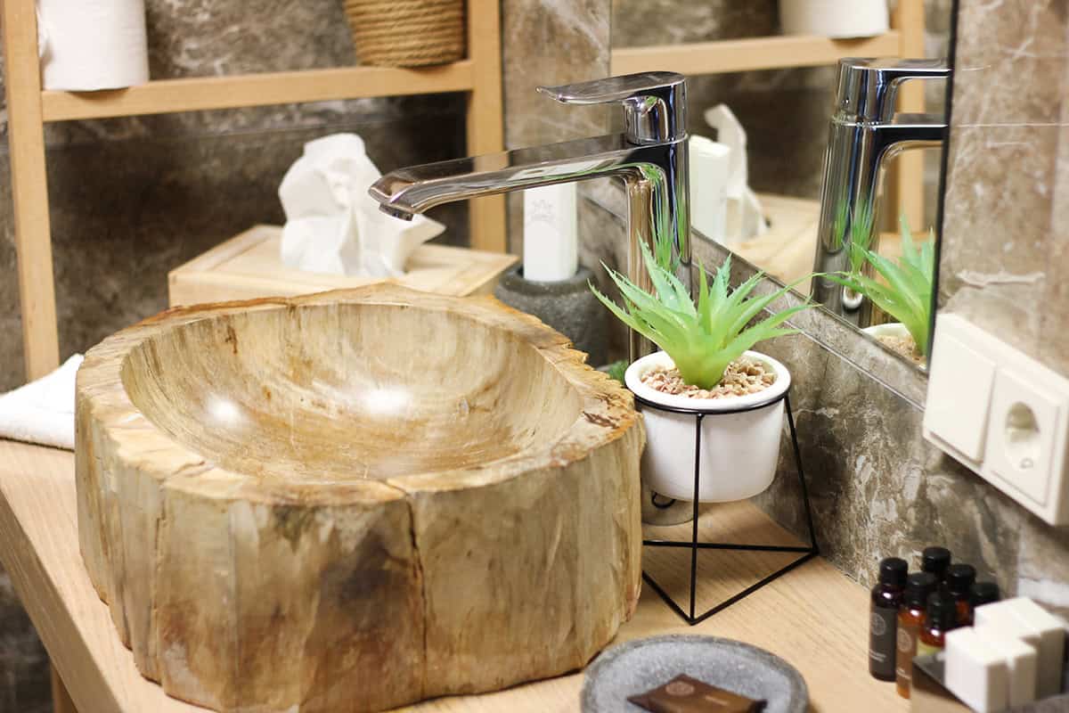 Tree Trunk Sink Vanity