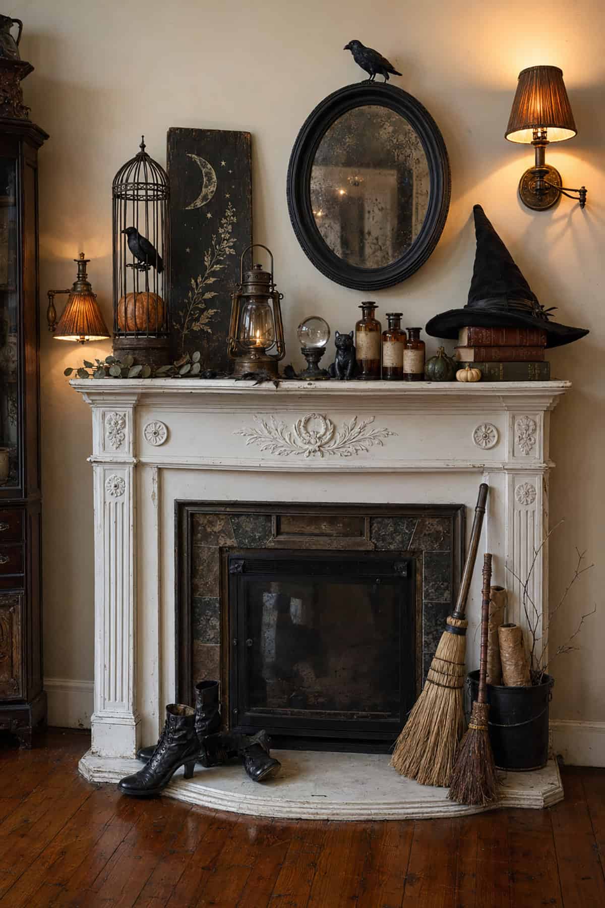Witch Hats, Ravens, and Potion Bottles