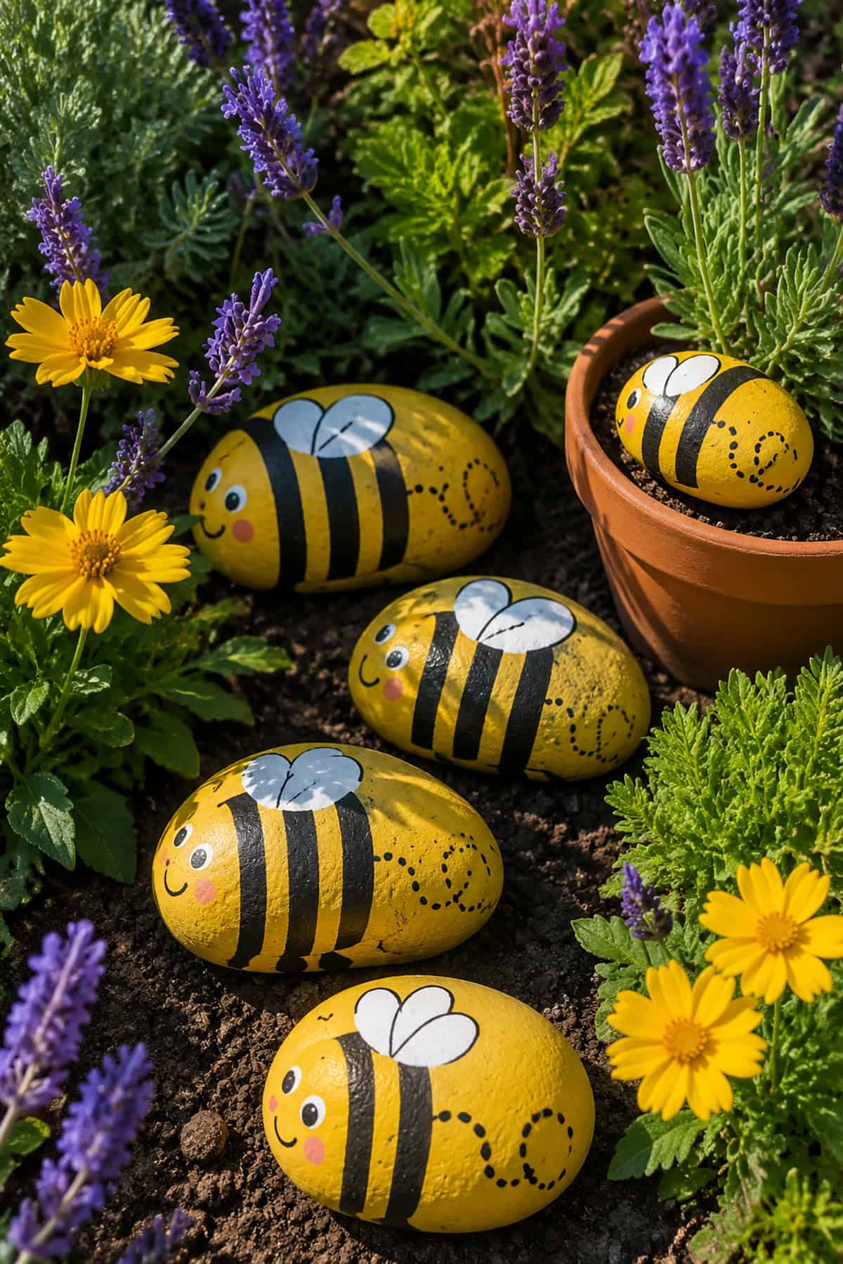 Bumblebee Garden Rocks