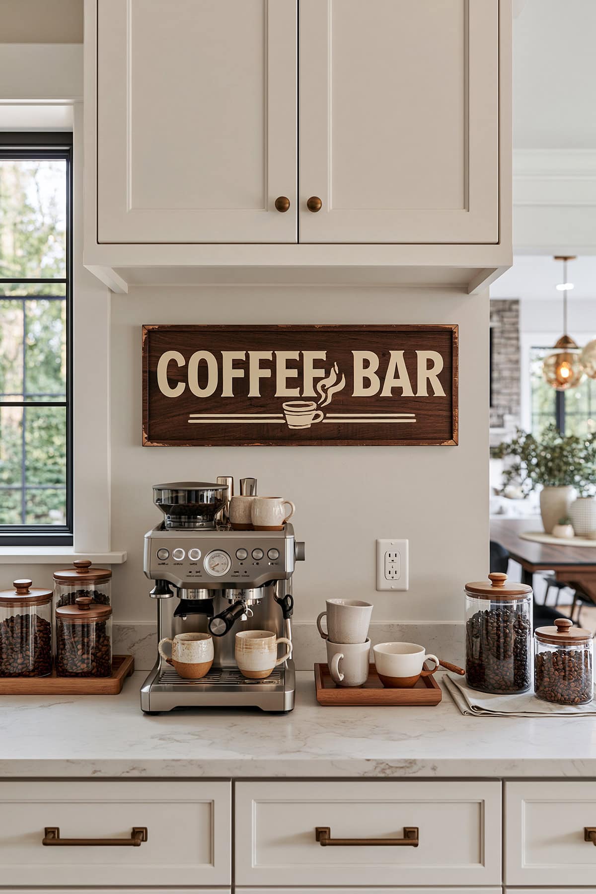 Coffee Bar Wood Sign