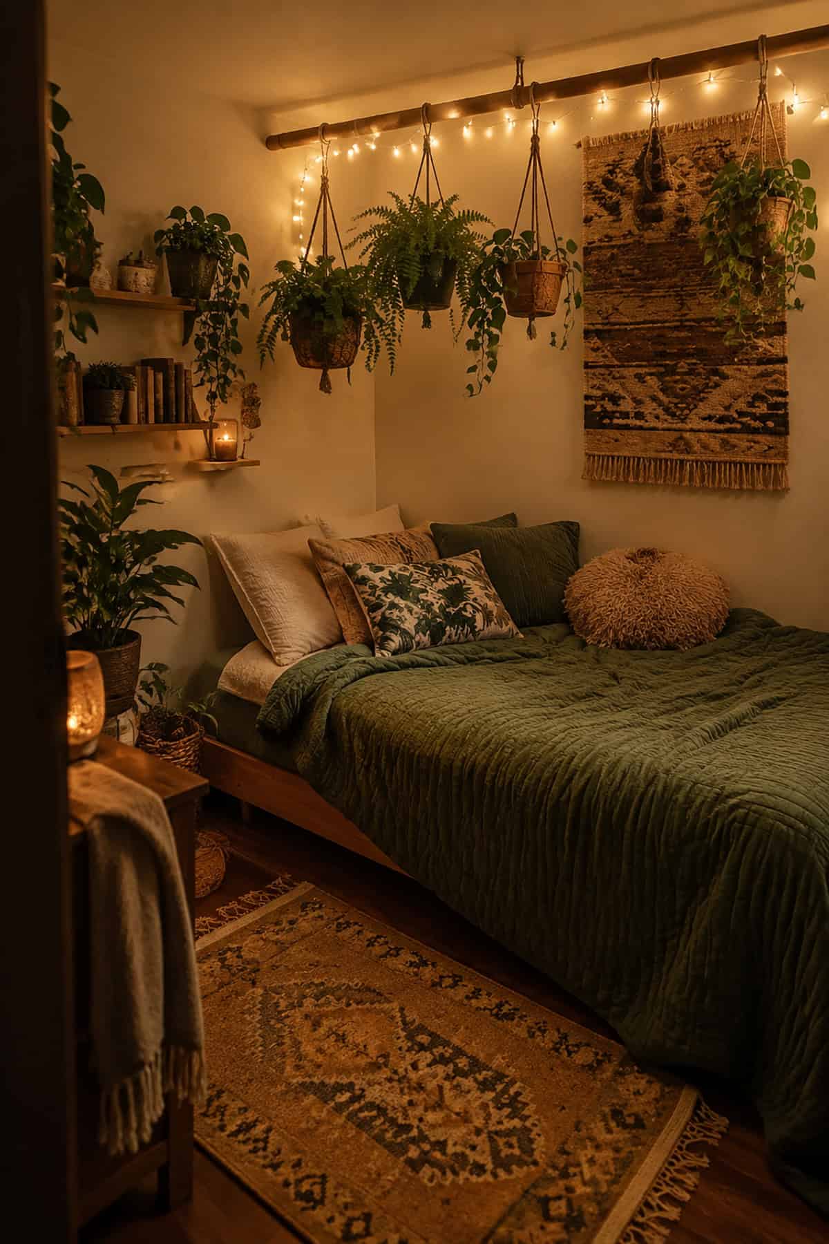 Cozy Green Bedroom