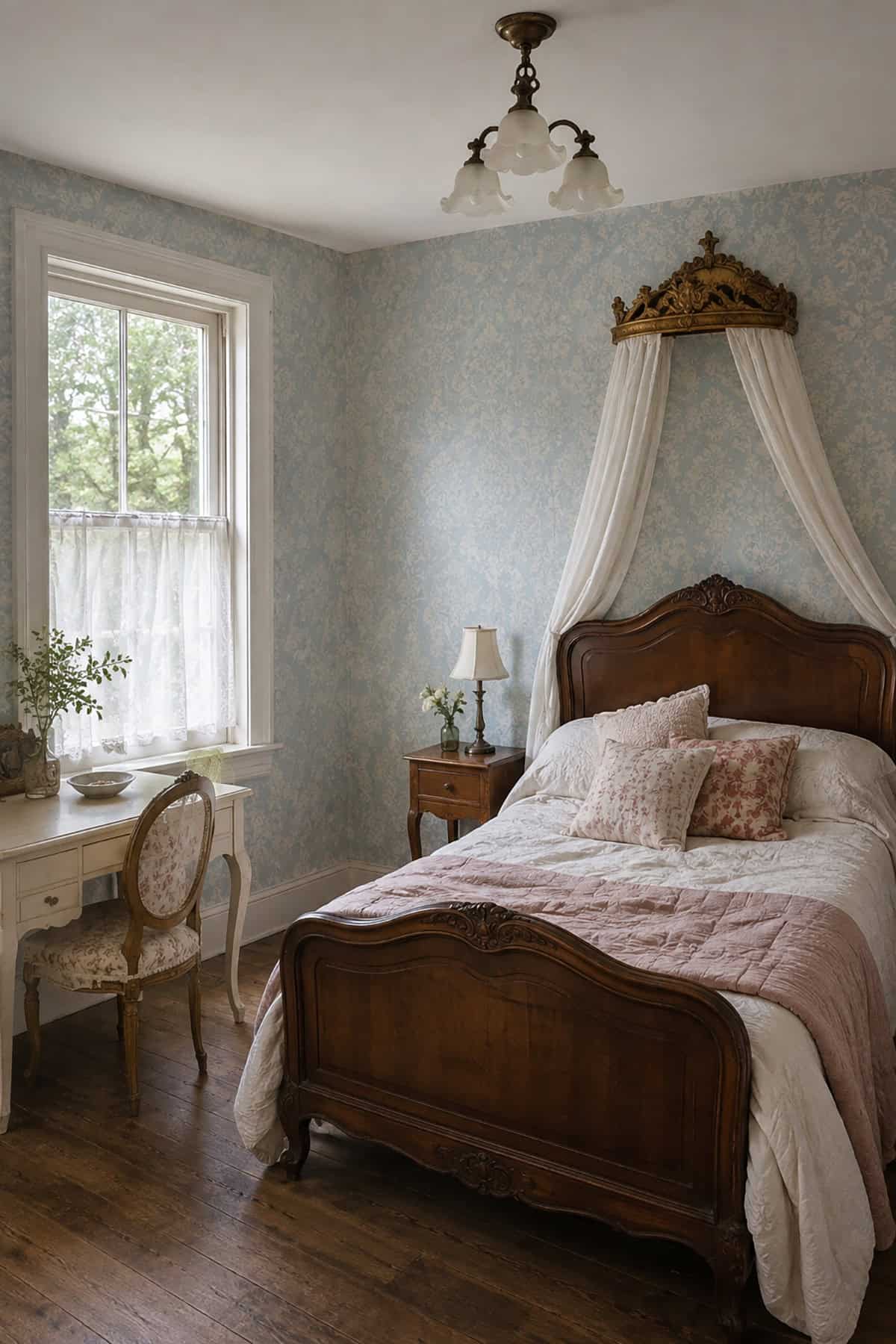 Elegant French Romantic Bedroom