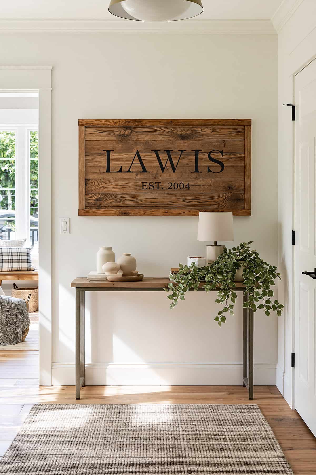 Family Name Established Sign