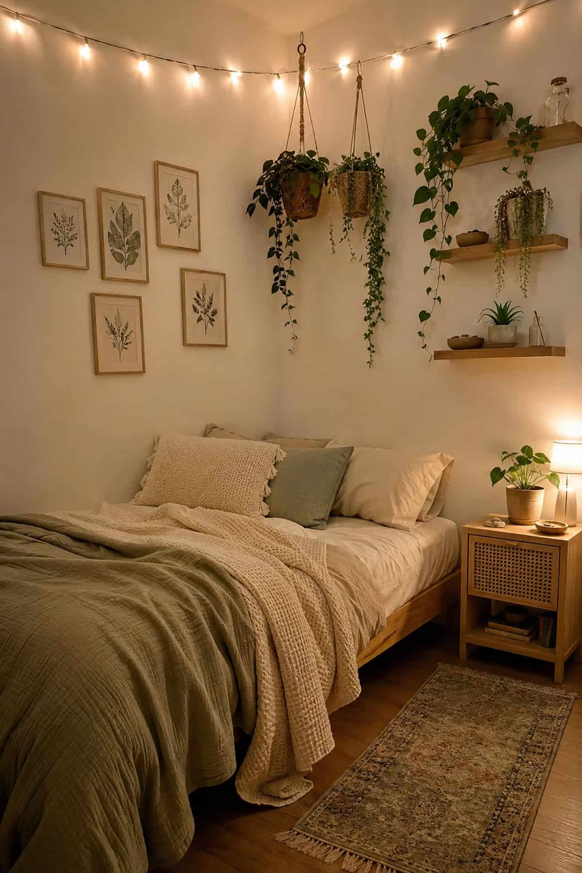 Fresh Green Bedroom