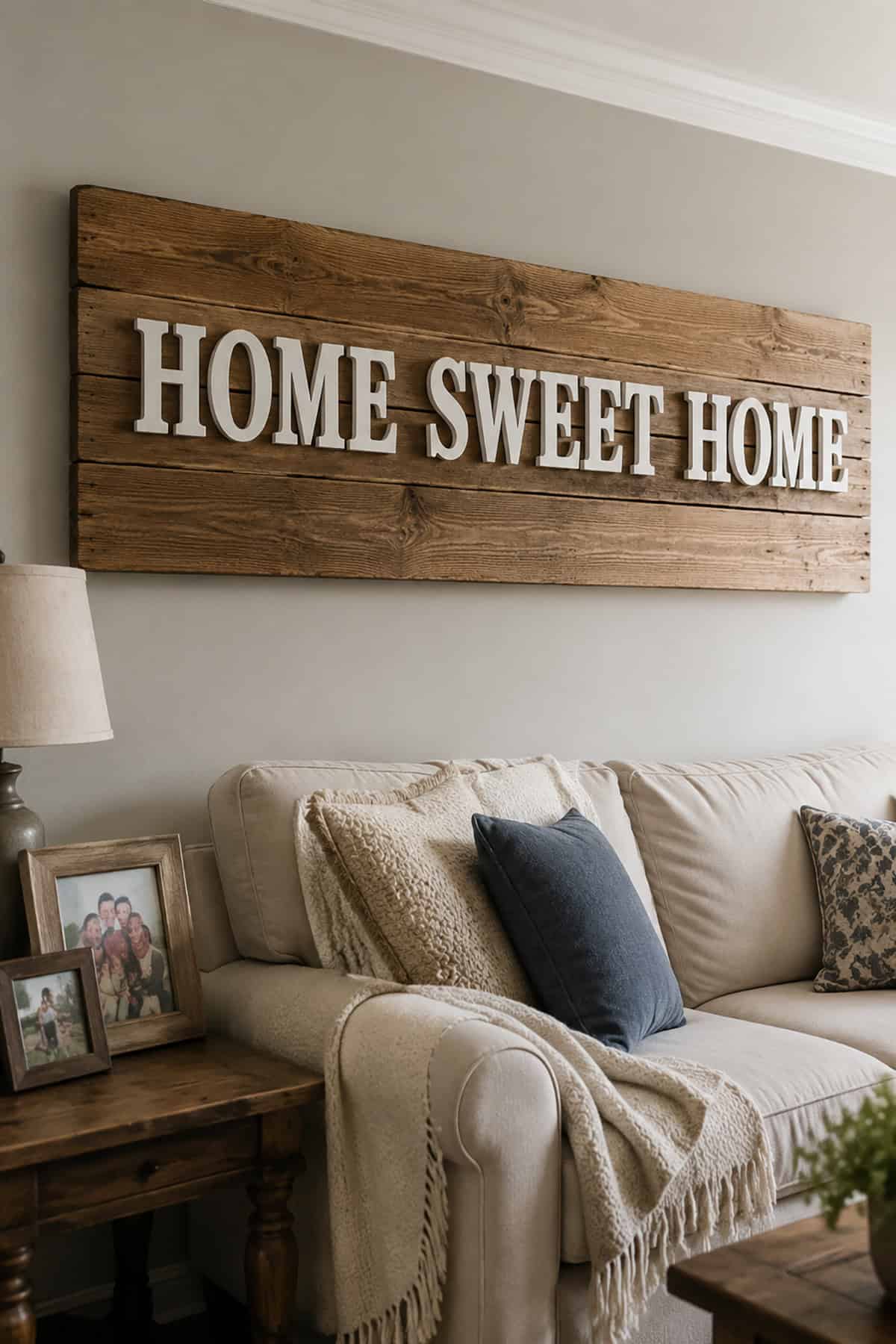 Home Sweet Home Wood Sign