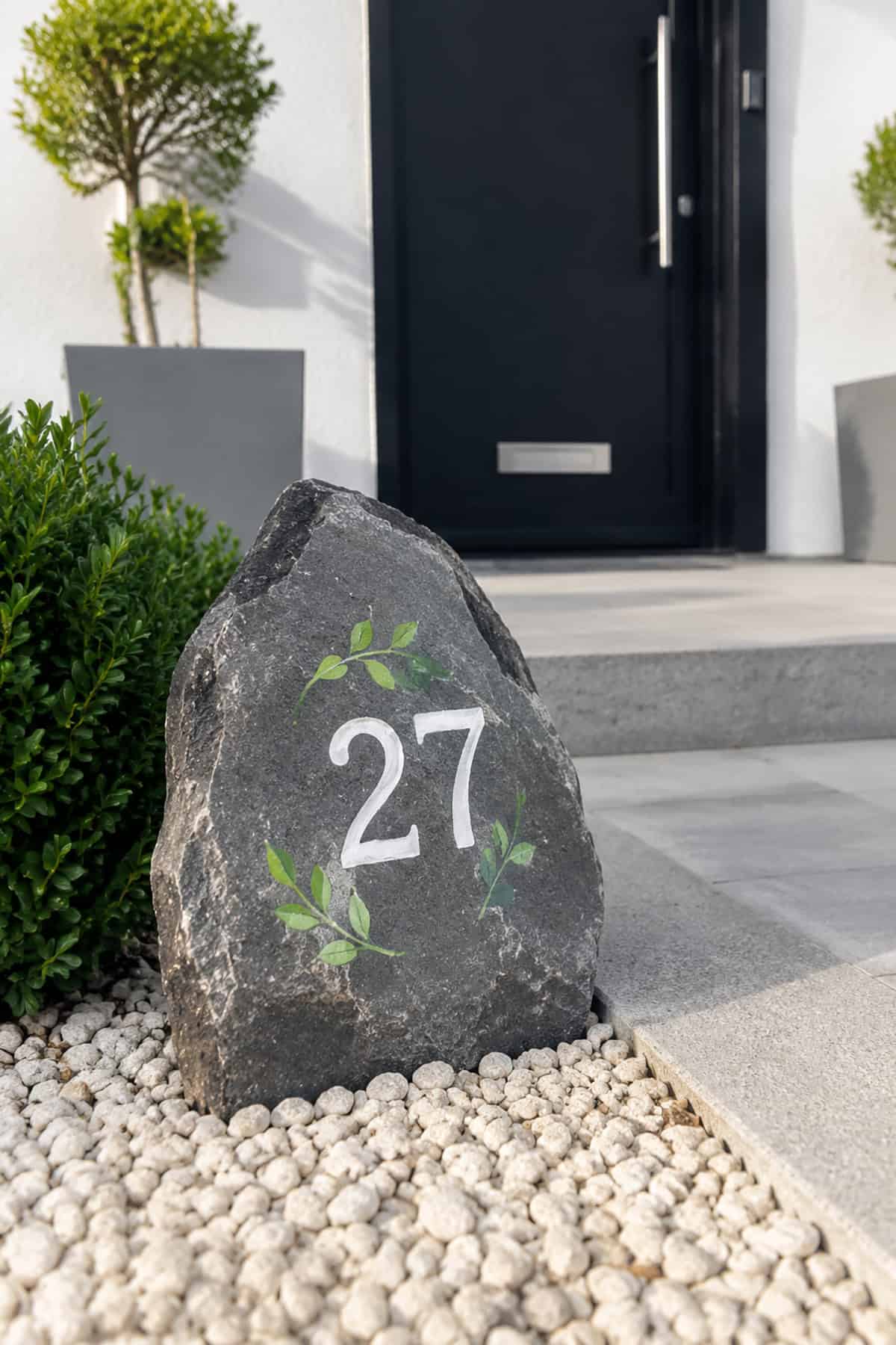 House Number Welcome Rock
