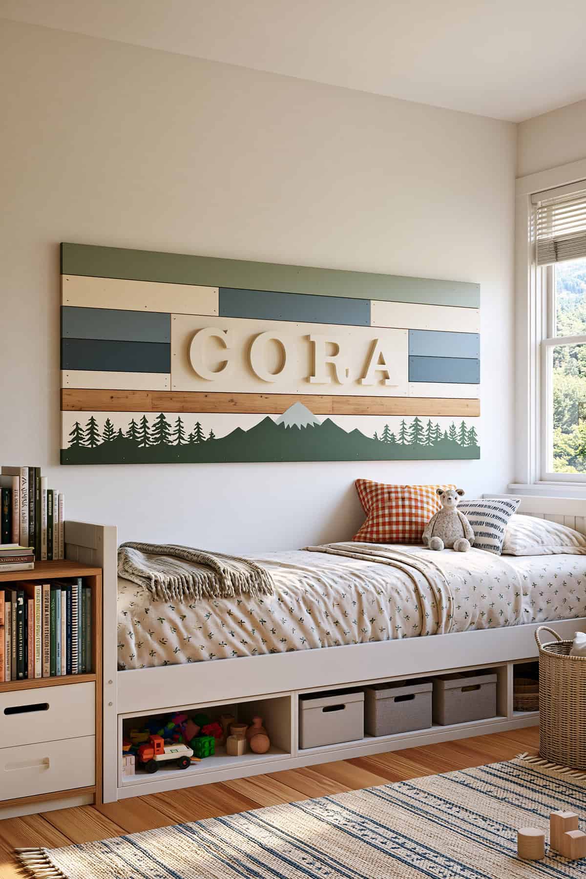 Kids Bedroom Wood Sign