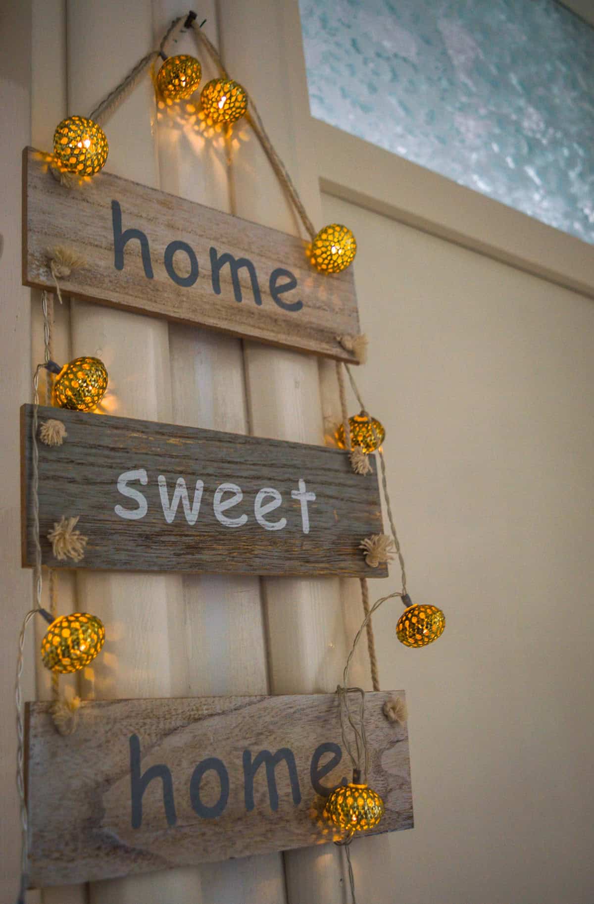 Lighted Home Sweet Home Sign
